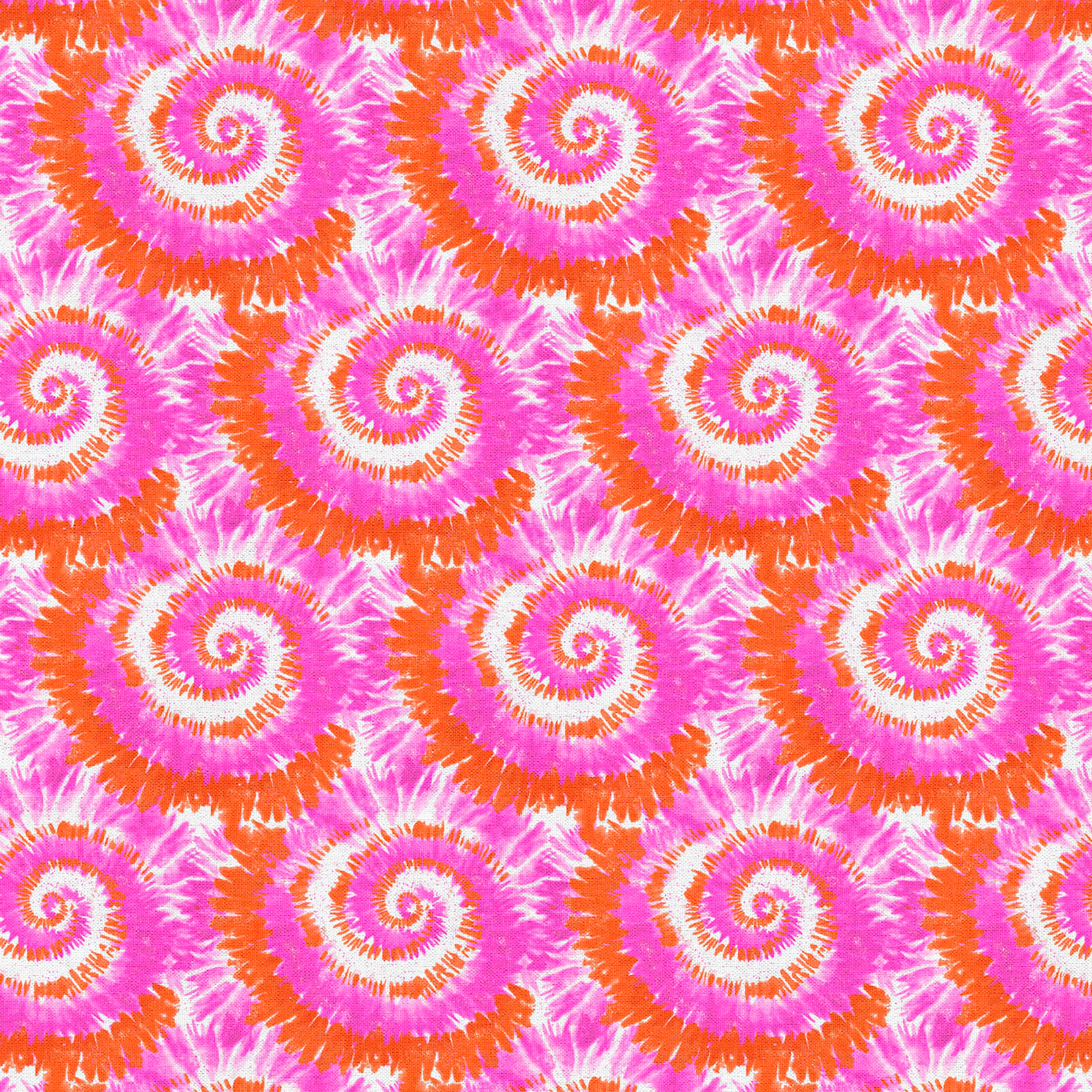 Fabric Editions Pink &#x26; Orange Tie Dye Cotton Fabric