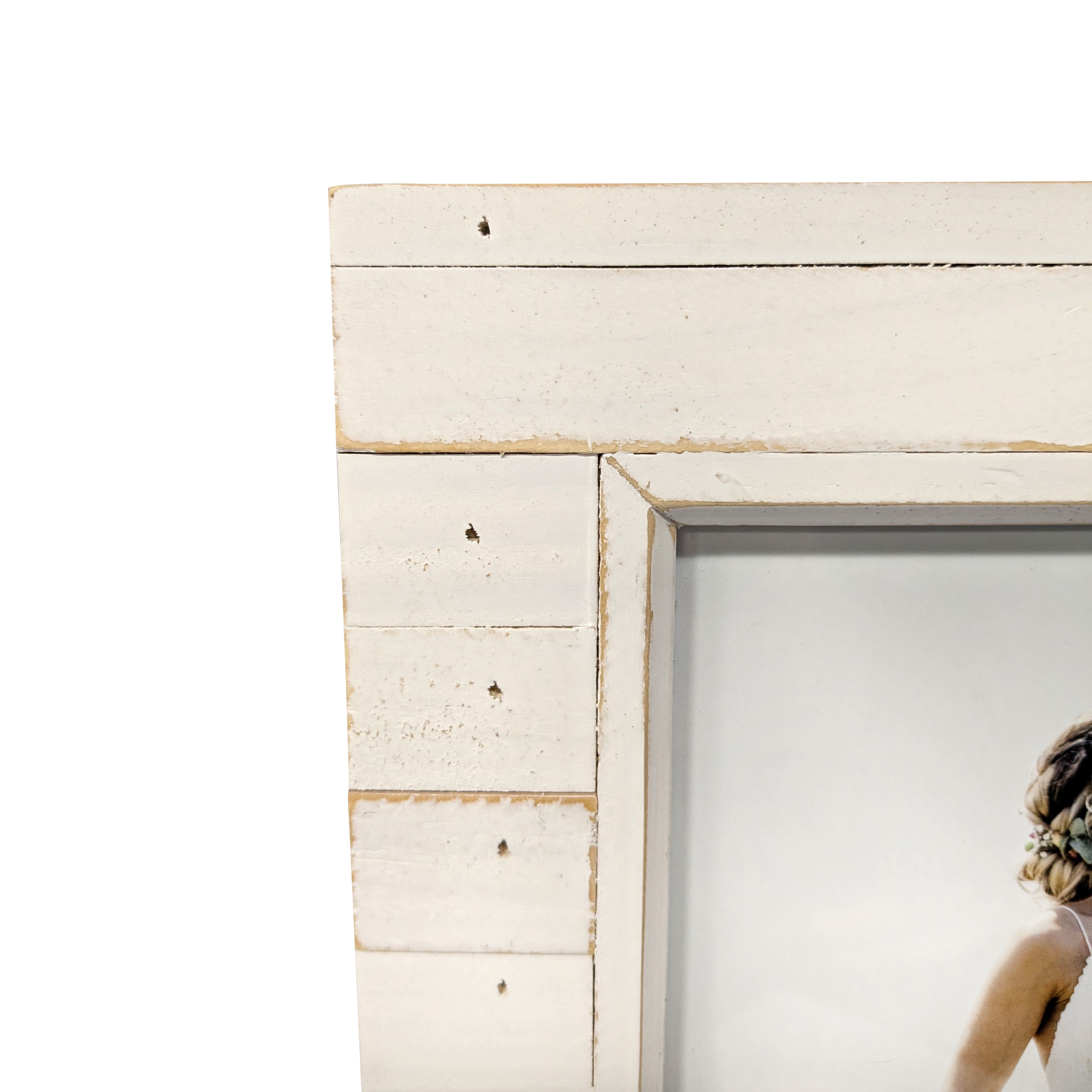 Expressions&#x2122; White Salvage Chic Frame by Studio D&#xE9;cor&#xAE;