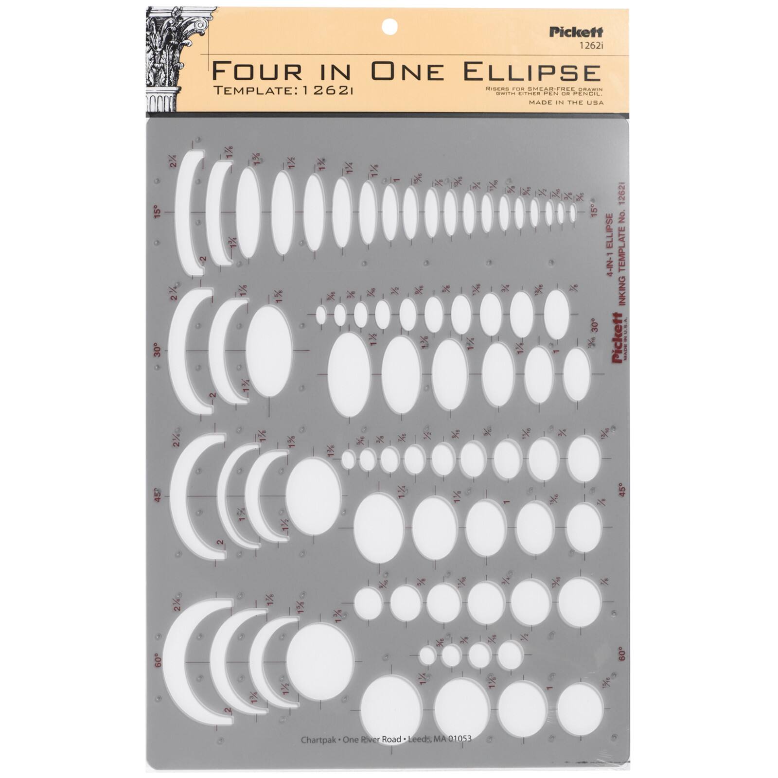 Pickett 4-in-1 Ellipse Inking Template