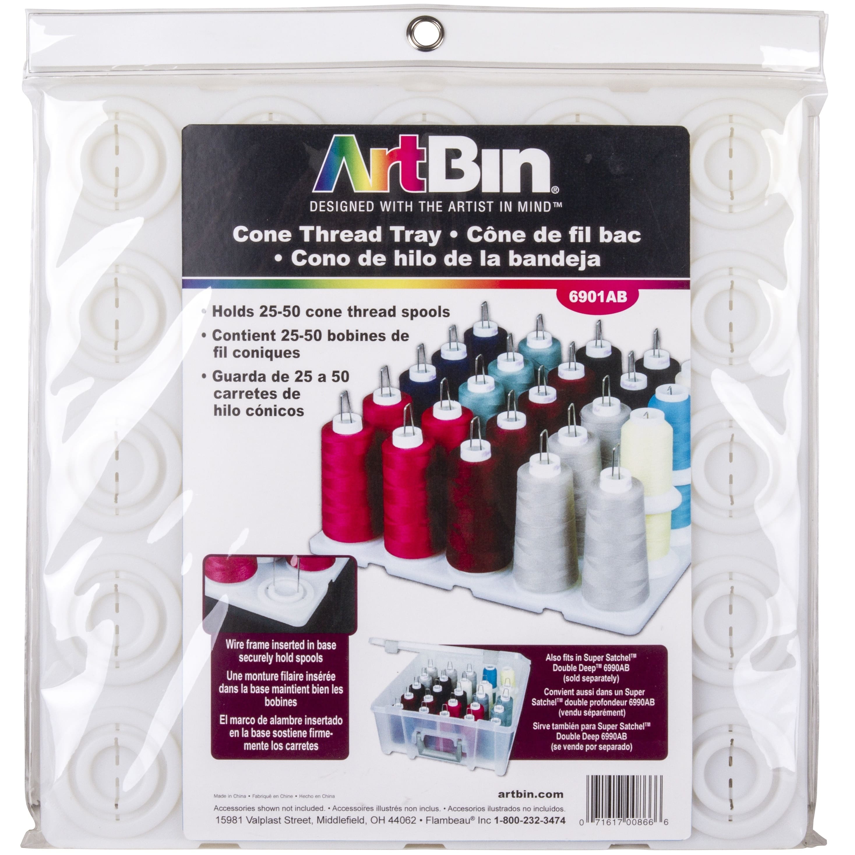 ArtBin&#xAE; Translucent Super Satchel Thread Tray