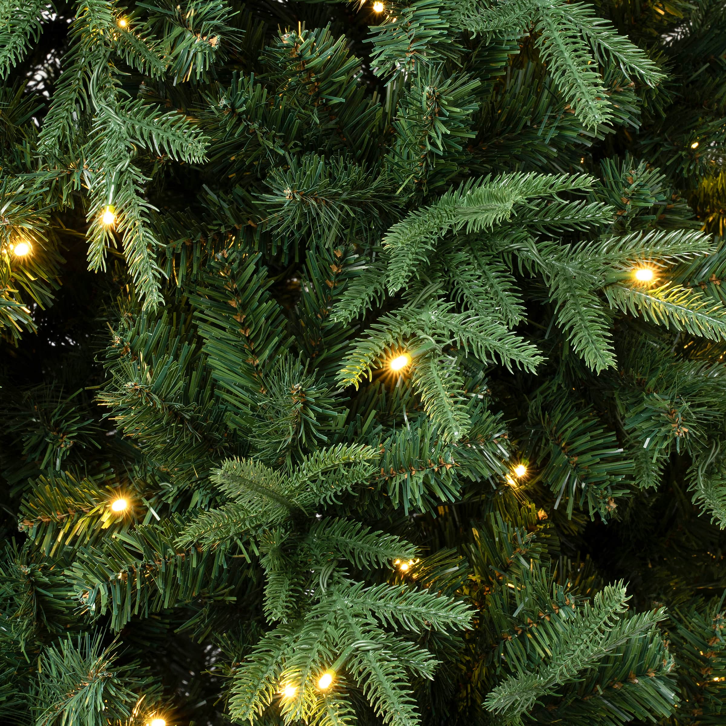 7.5ft. Pre-Lit Feel-Real&#xAE; Duxbury Artificial Christmas Tree, Warm White LED Lights