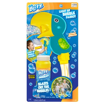 Blitz Bubbles™ Light Up Bubble Parrot | Michaels