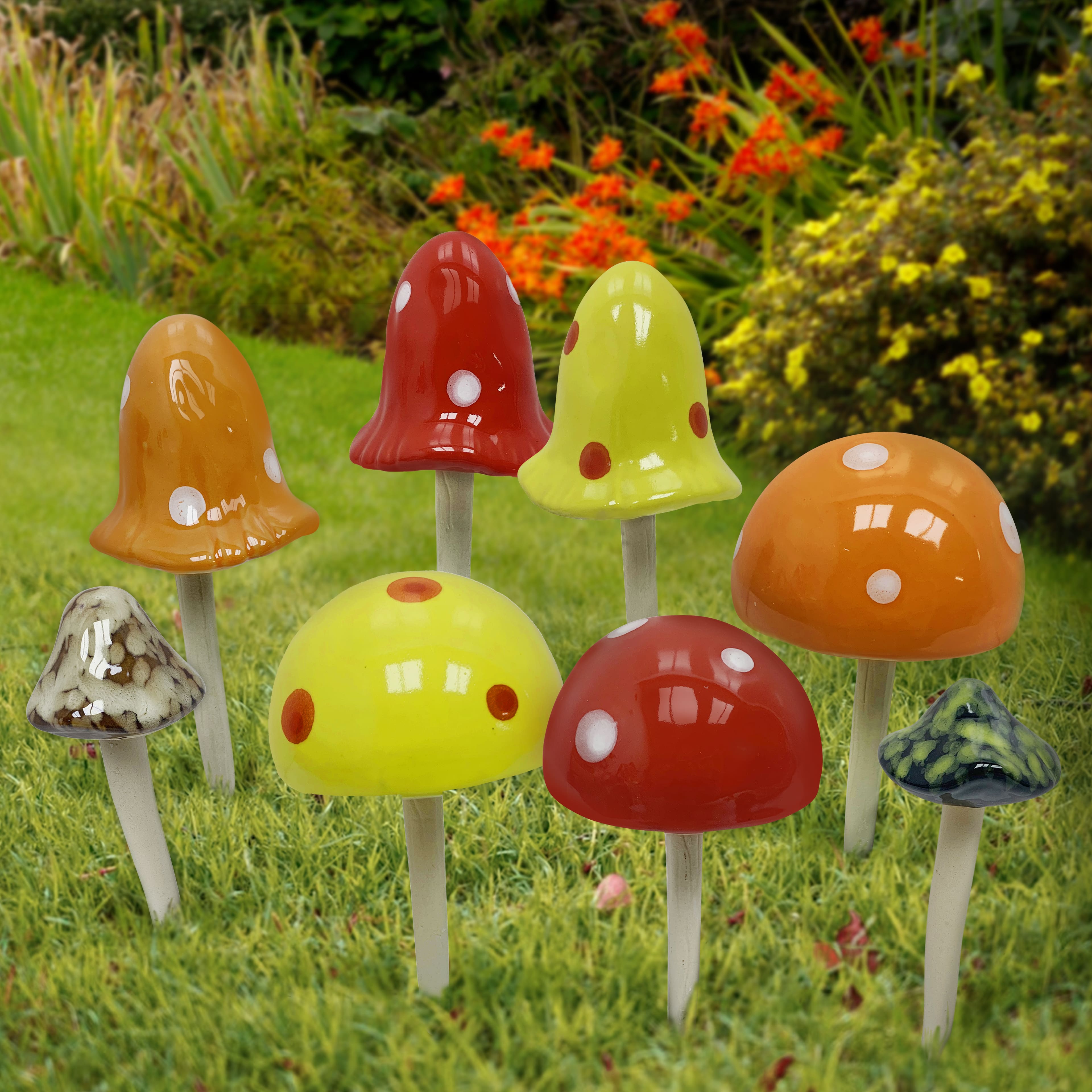 Large Round Red Decorative Mushroom by Ashland&#xAE;