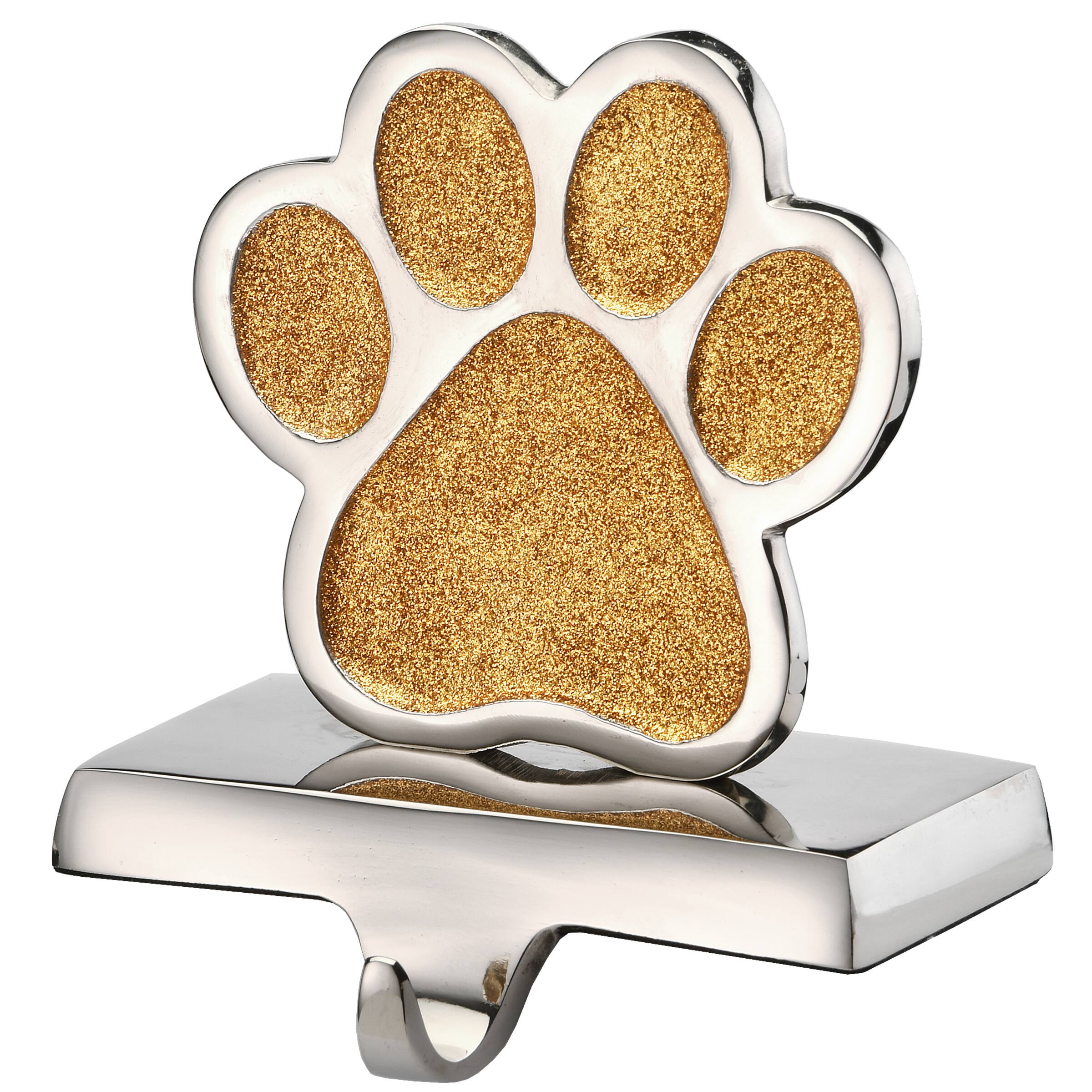 5" Gold Sparkle JOY Stocking Holders, 3ct.
