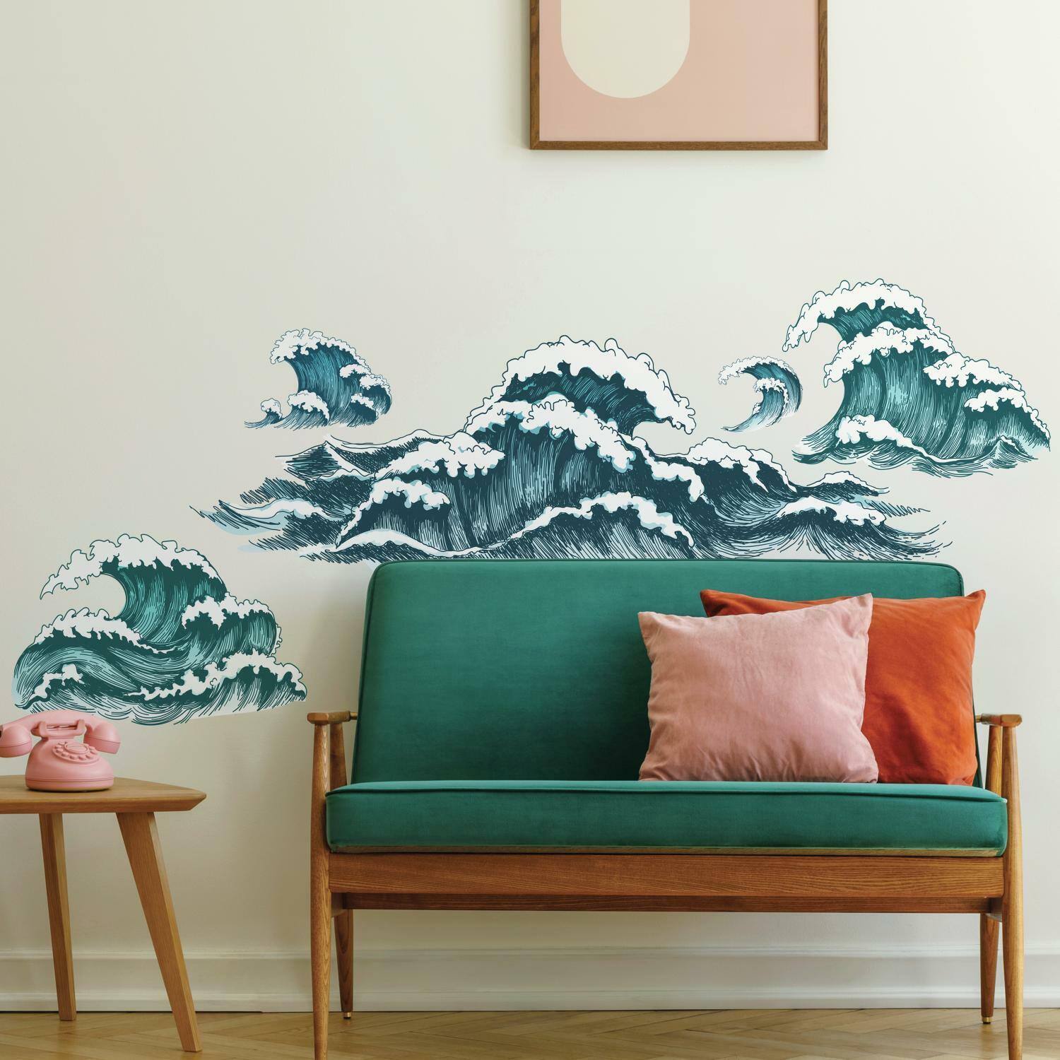 RoomMates Great Wave Peel &#x26; Stick Giant Wall Decals