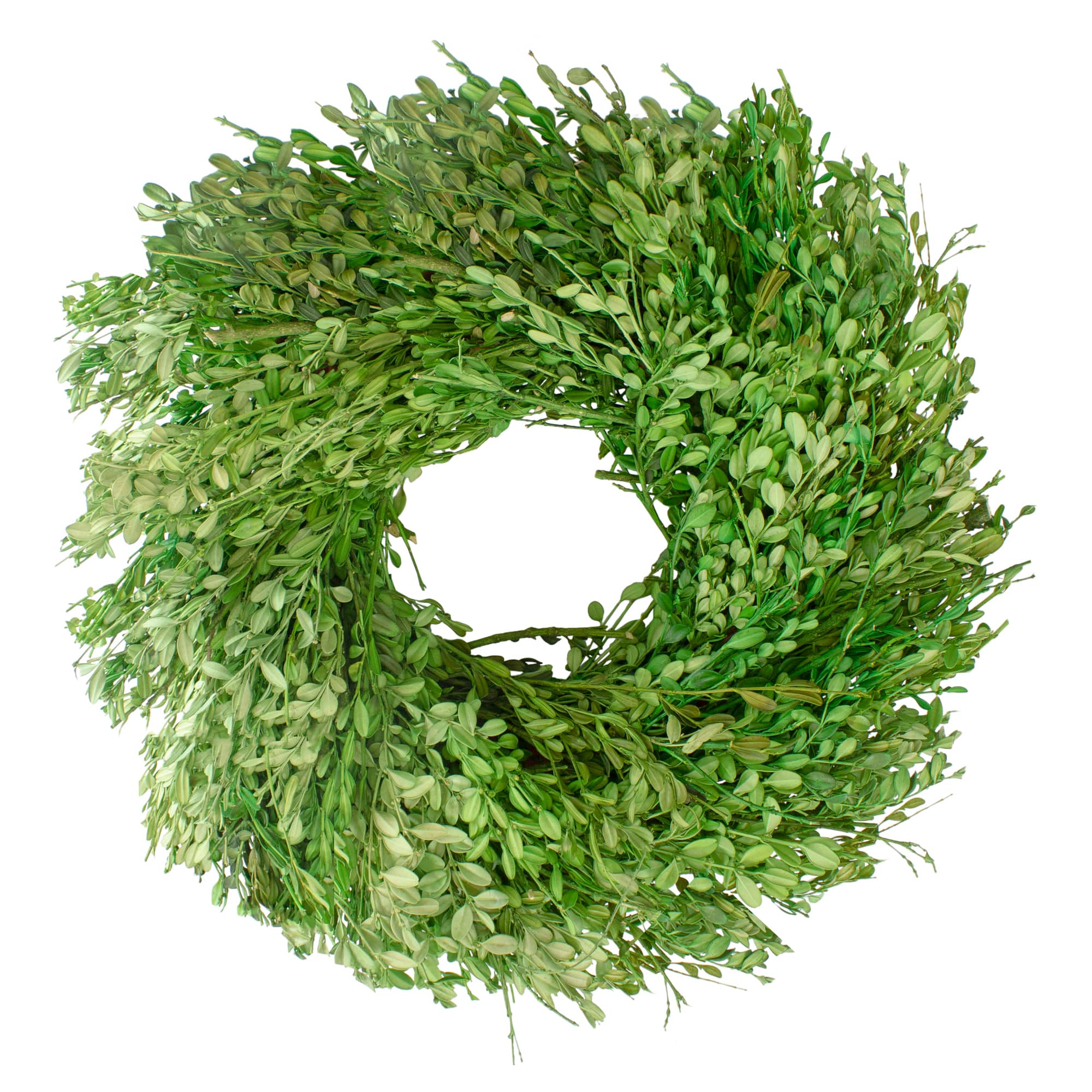 15&#x22; Green Foliage Artificial Spring Wreath