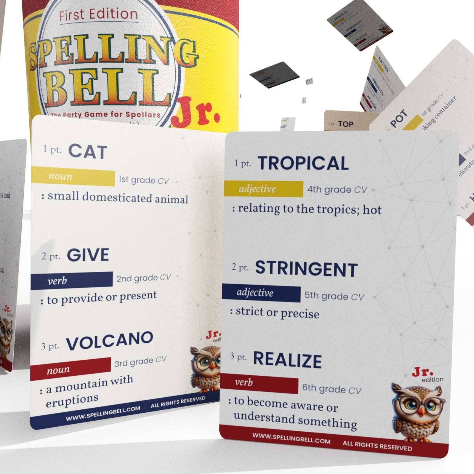 Spelling Bell Spelling Game, Kid&#x27;s Edition Grades K-6