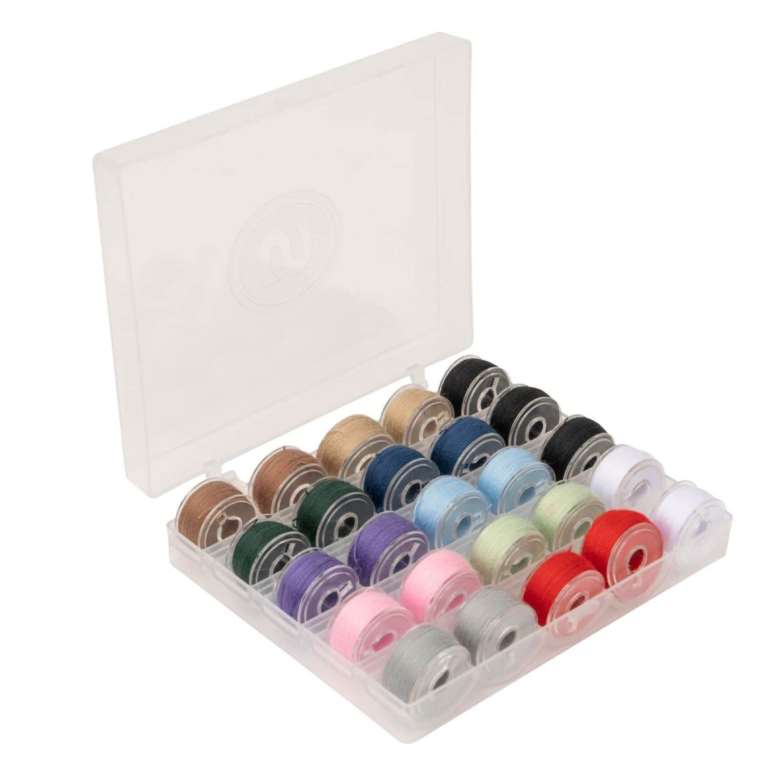 SINGER&#xAE; Multicolor Class 15J Sewing Bobbin Set with Storage Case