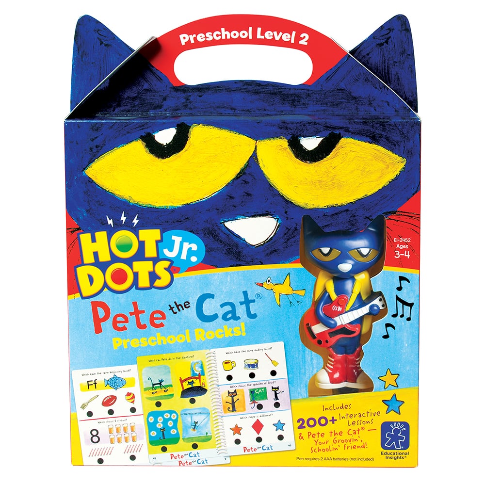 Educational Insights Hot Dots Jr. Pete the Cat Preschool Rocks Set with Pete Pen | Michaels®