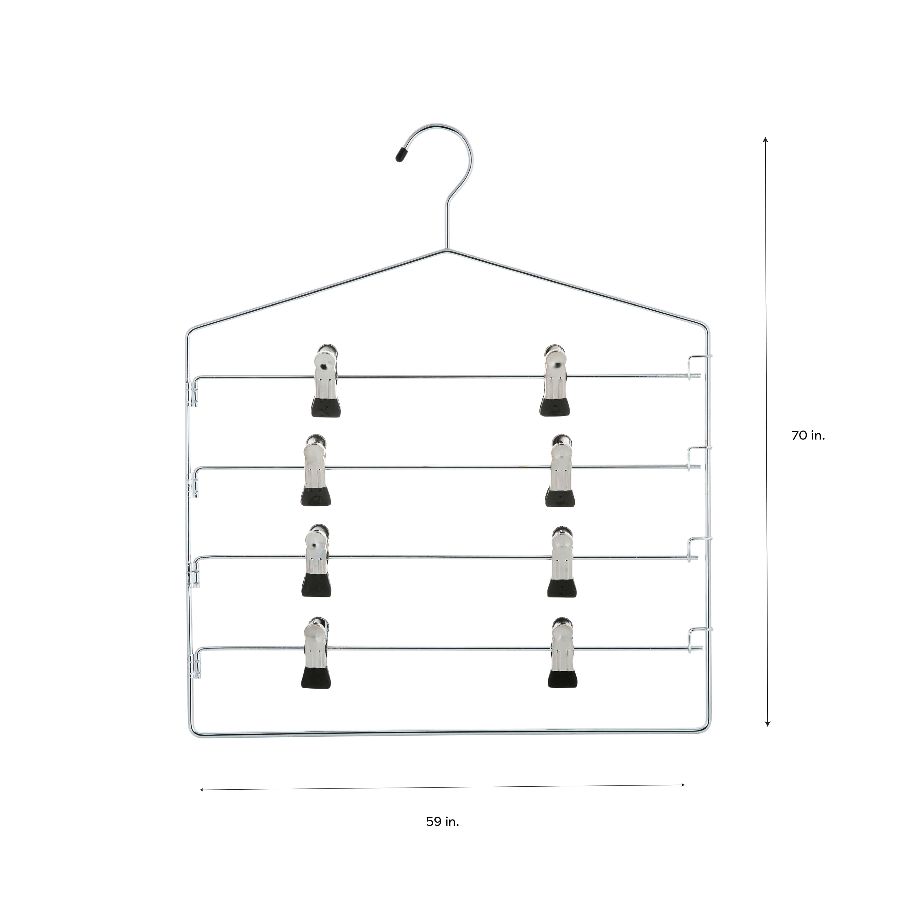 Organize It All 4 Tier Swing Arm Slack Rack Hanger