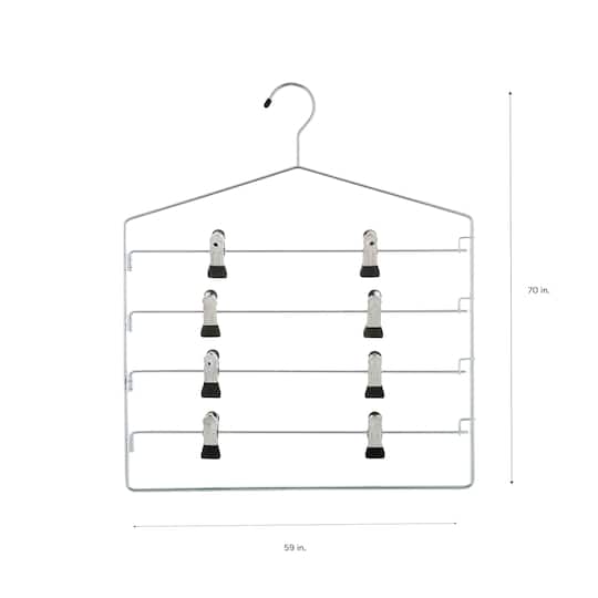 Organize It All 4 Tier Swing Arm Slack Rack Hanger | Michaels