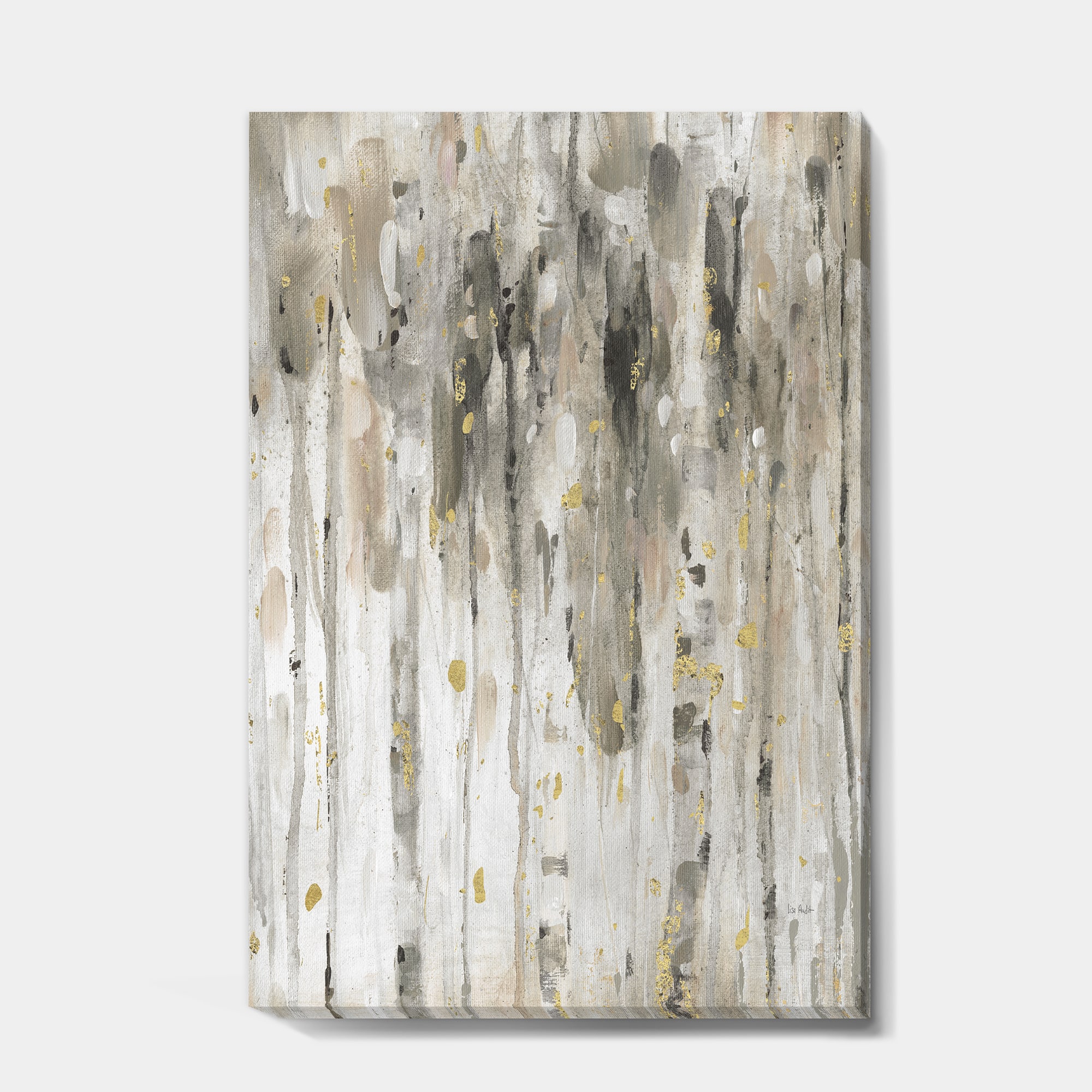 Designart - The Modern Grey Forest IV - Farmhouse Premium Canvas Wall Art