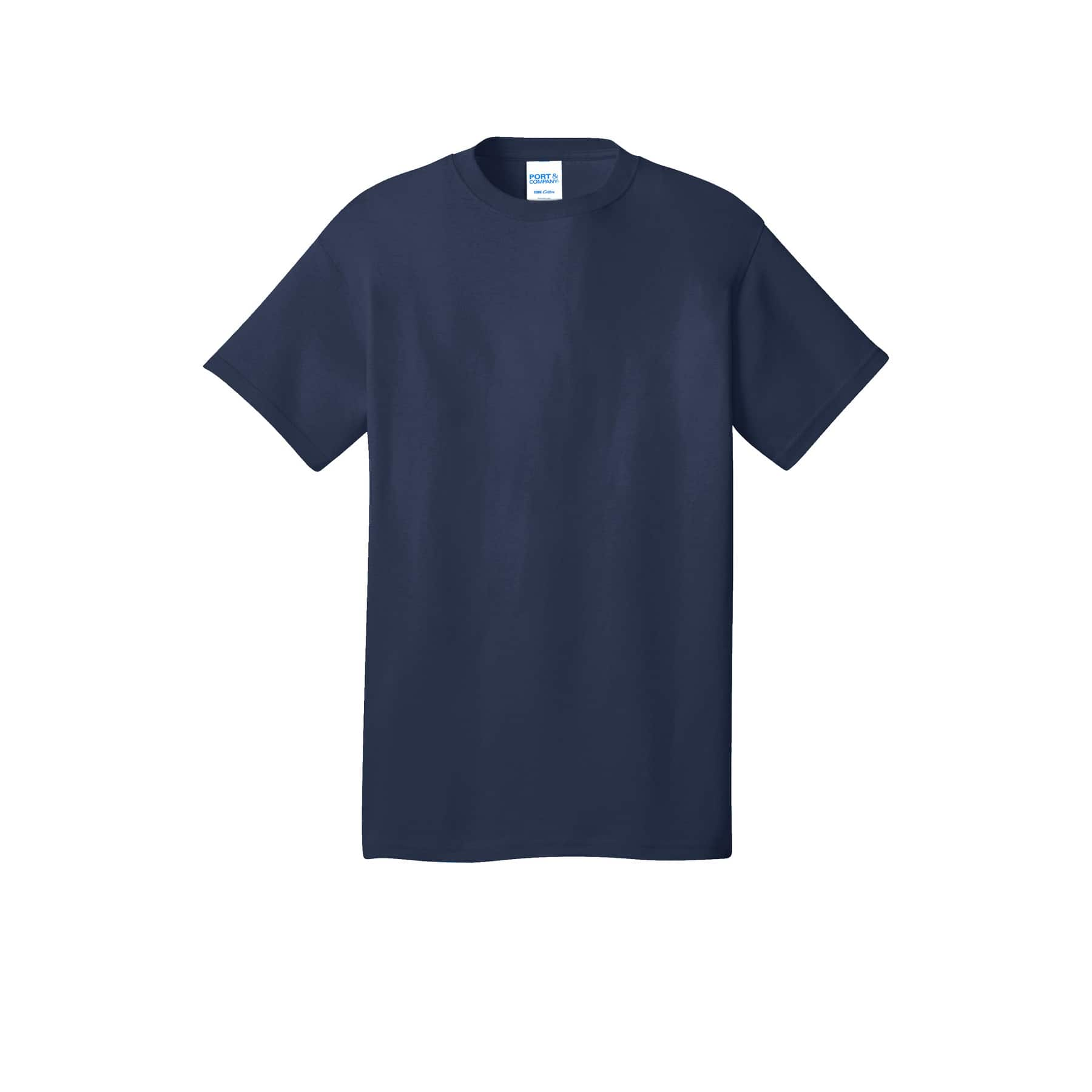 Port & Company® Darks Core Cotton T-Shirt in Navy Blue | X-Large | Michaels®