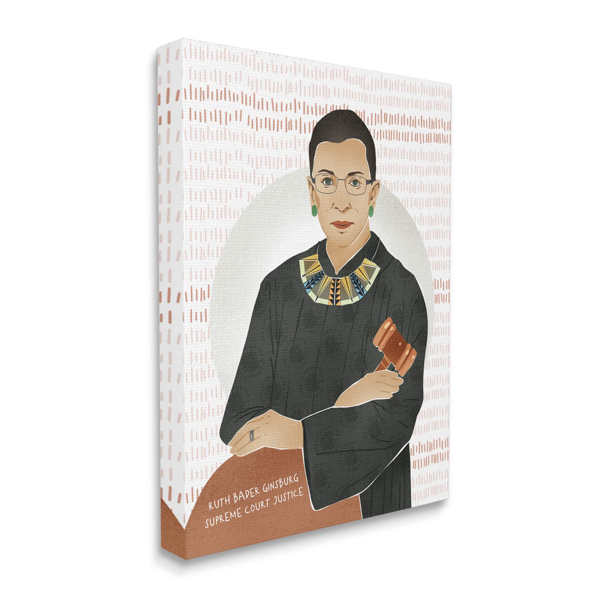 Stupell Industries Judge Ginsburg With Gavel Wall Art