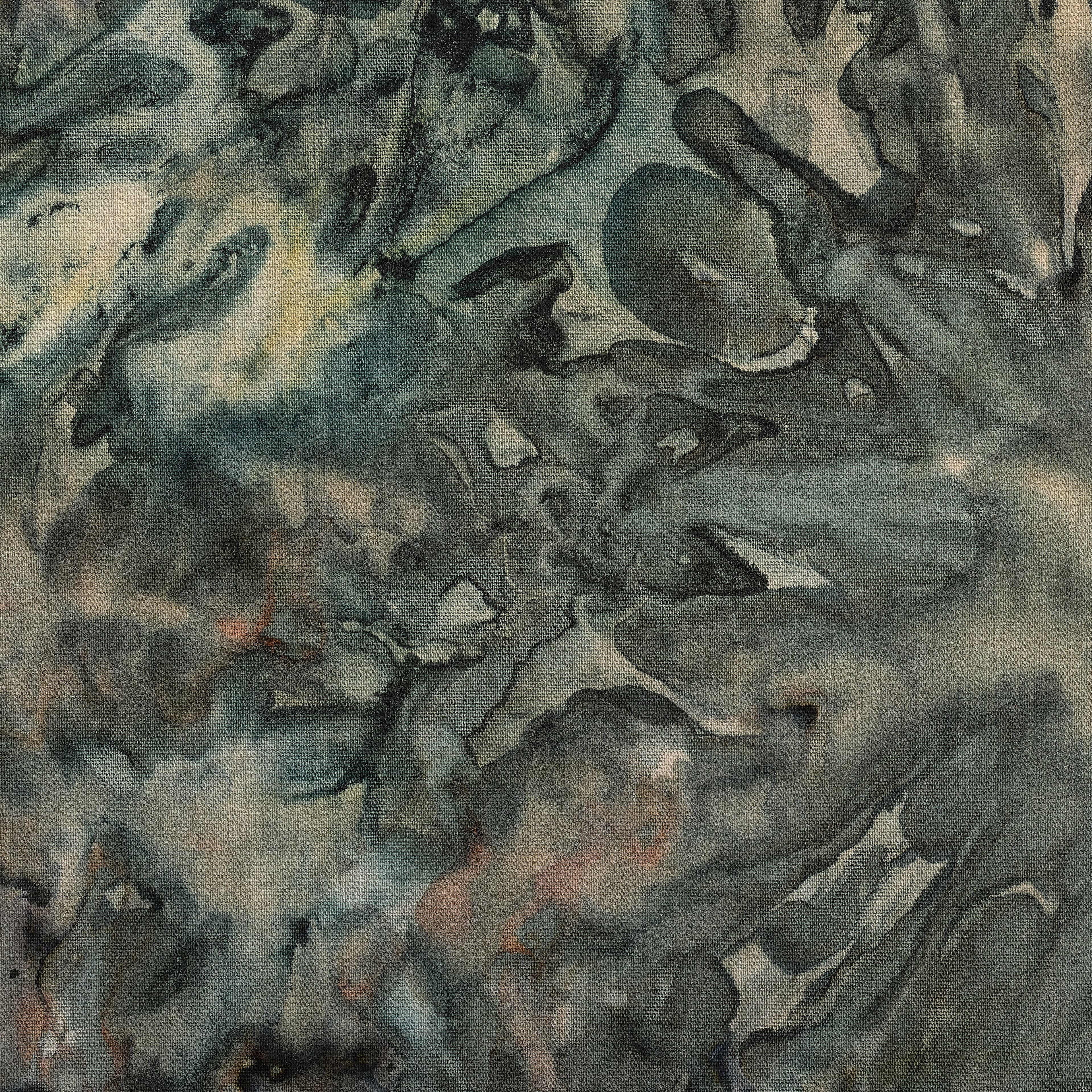 Feldman Premium Indonesian Batik Black & Gray Tie Dye Fabric