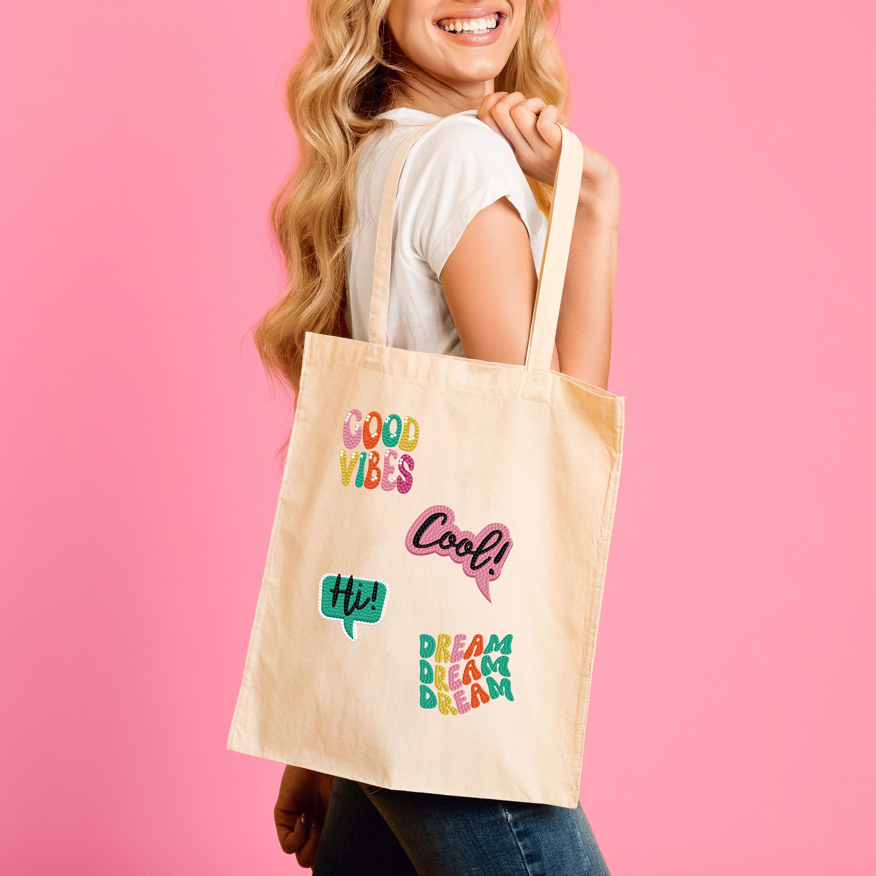 Diamond Dotz® Good Vibes Iron-On 'n' Dot Kit