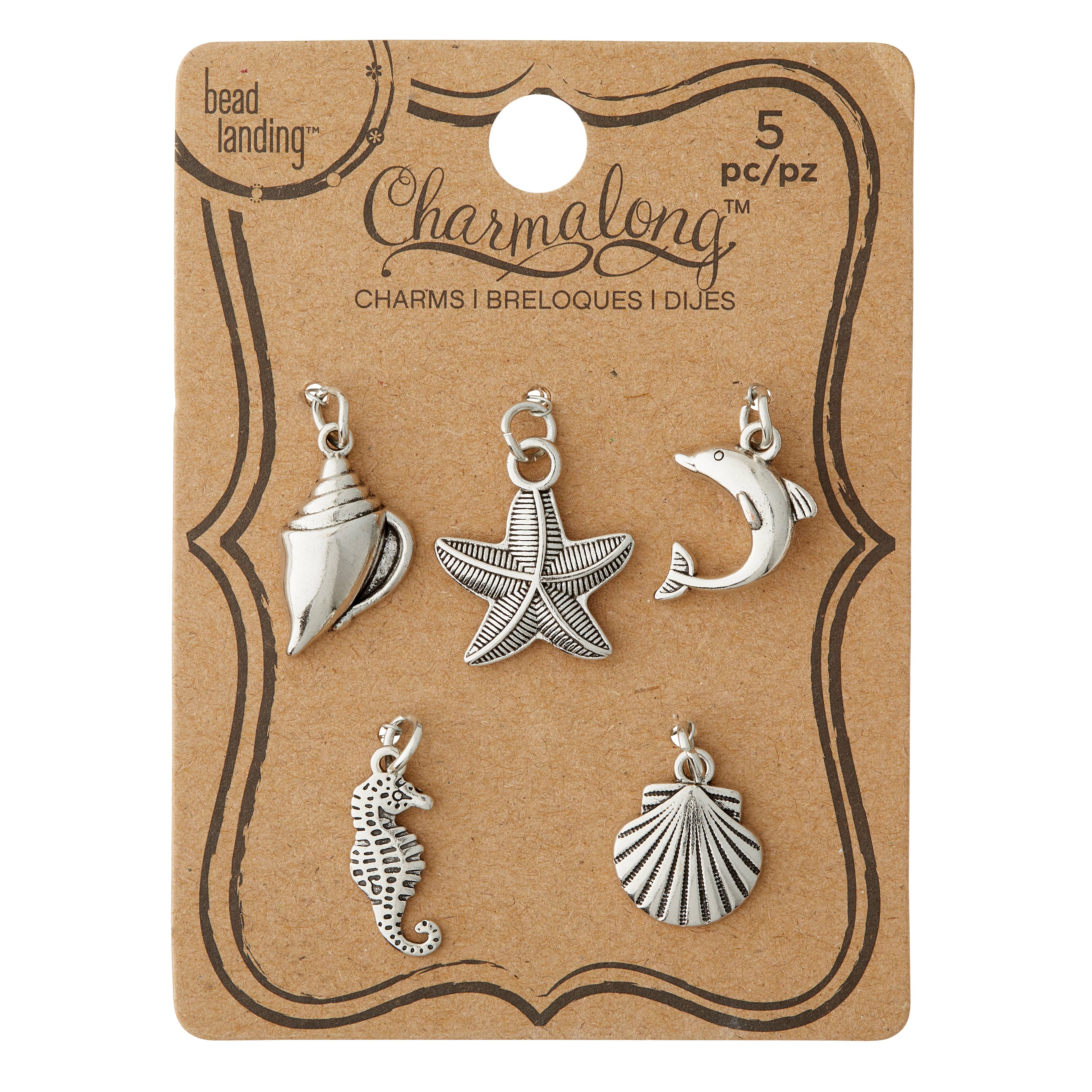 12 Packs: 5 ct. (60 total) Sea Life Charms by Bead Landing&#x2122;