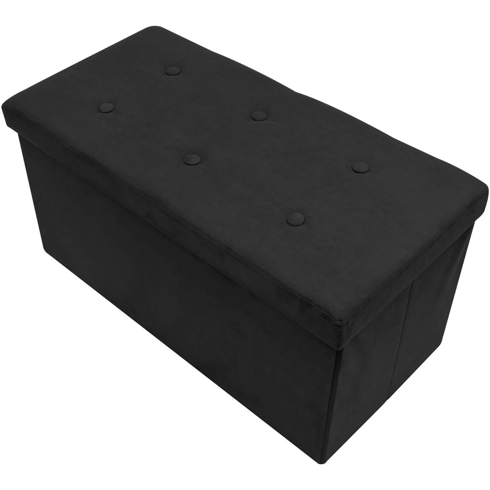 Sorbus 30" Faux Suede Storage Bench