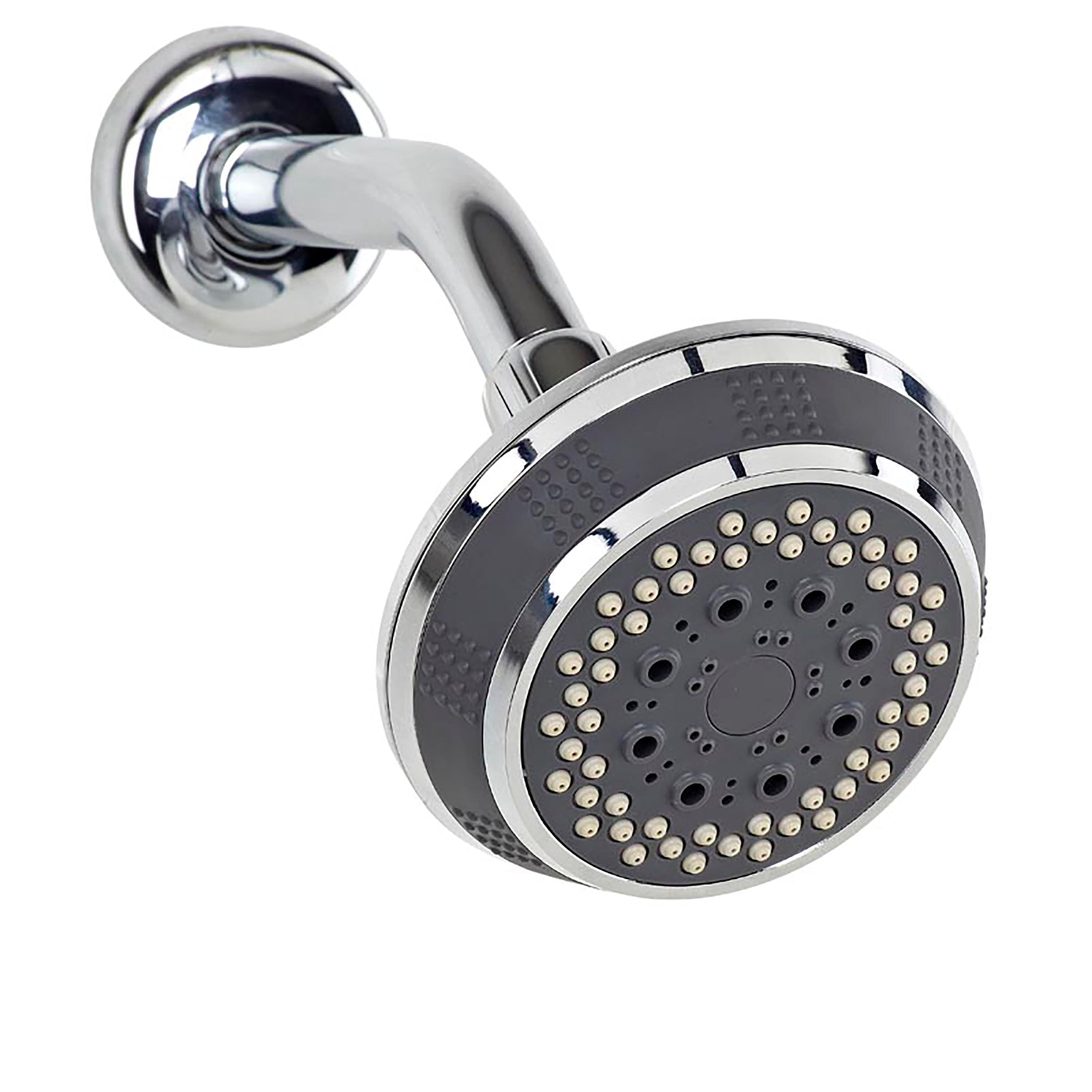 Bath Bliss Chrome 6 Function Deluxe Shower Head