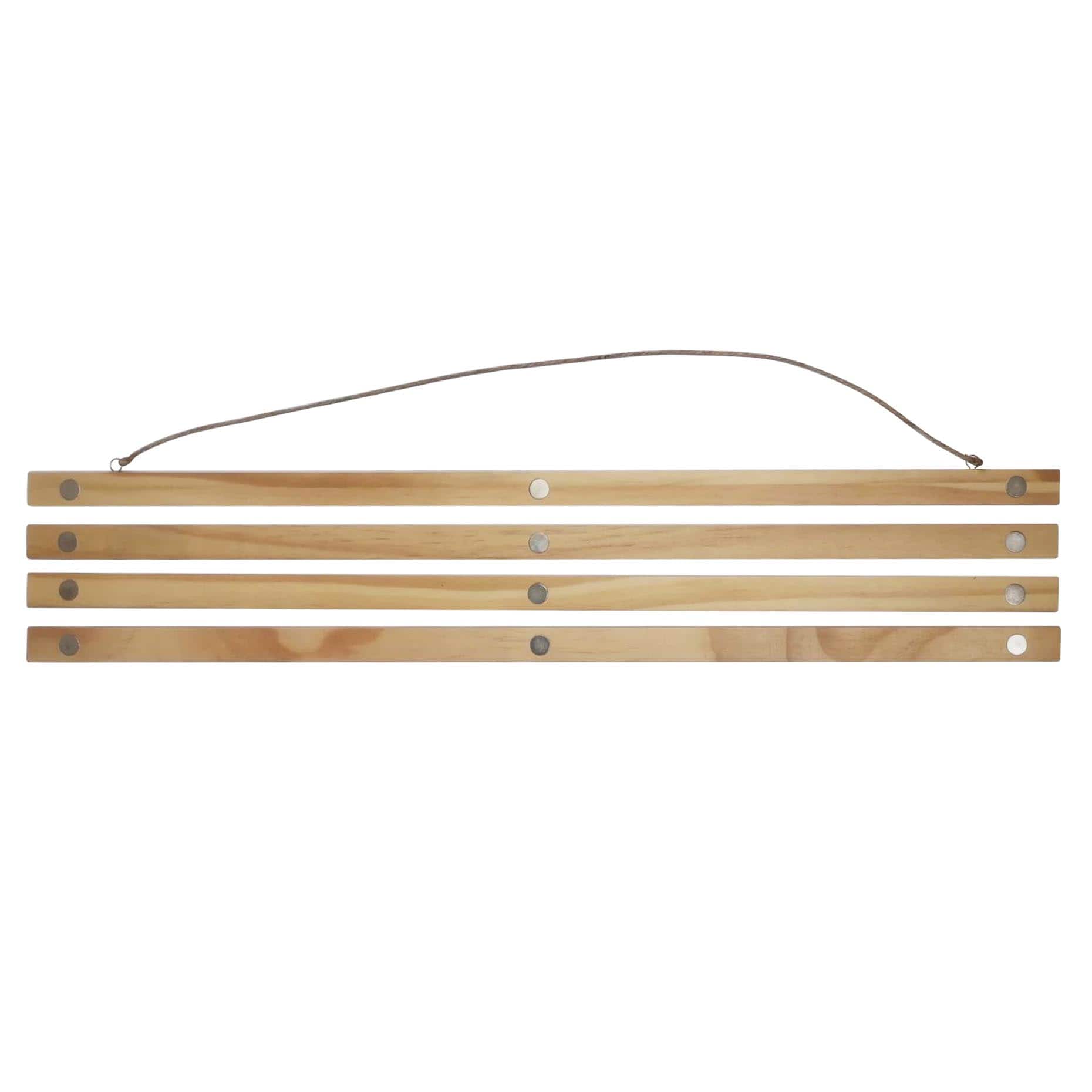 Natural Wooden Magnetic Poster Hanger by Studio Décor®