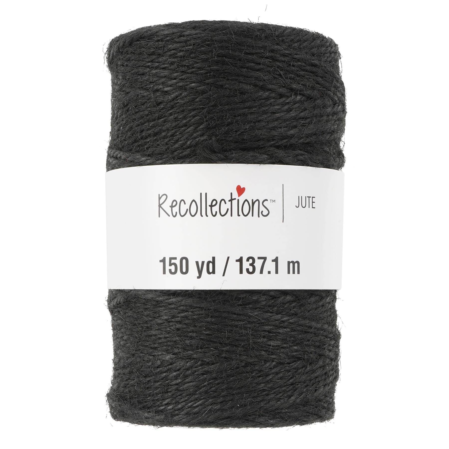 12 Pack: 150yd. Black Jute Spool by Recollections&#x2122;