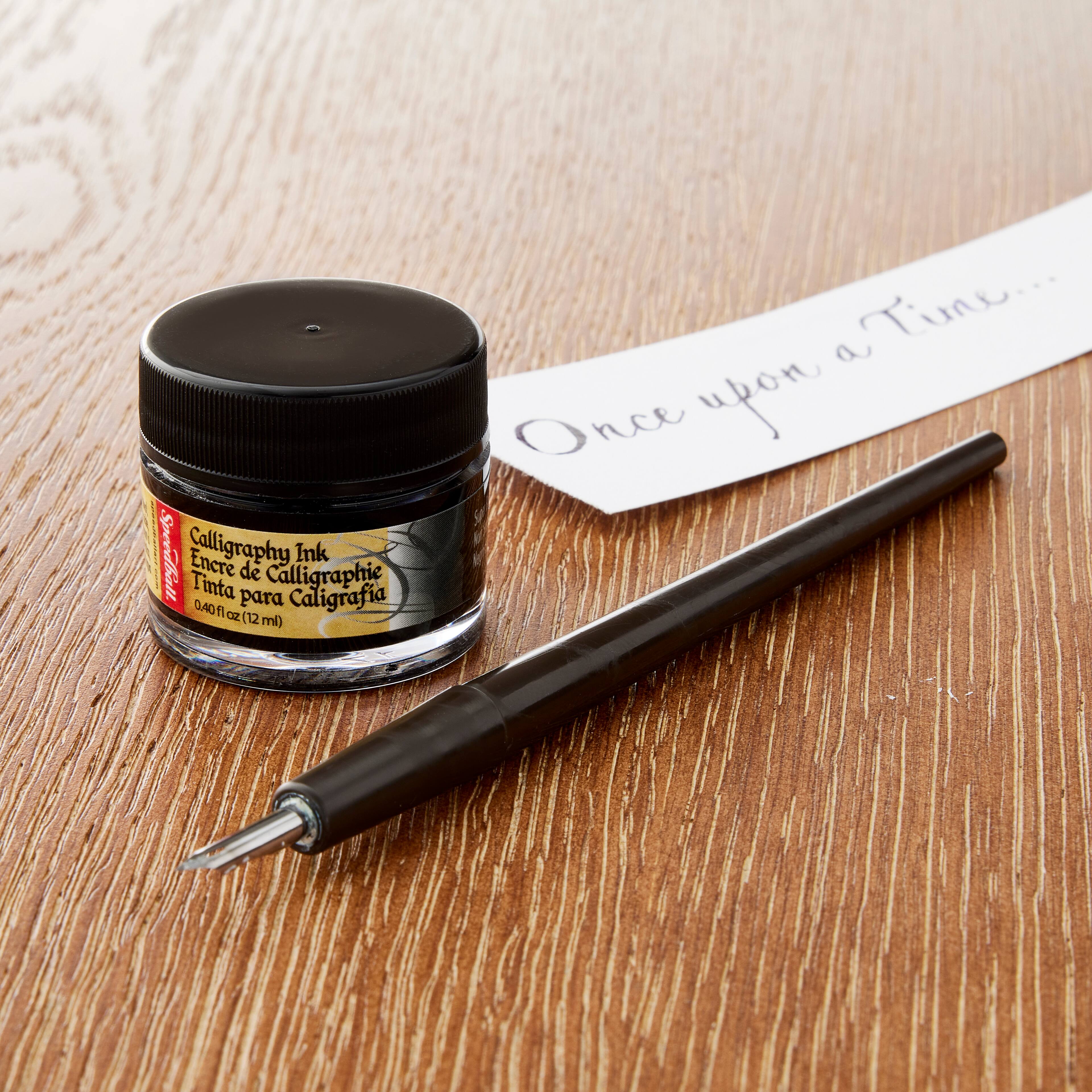 Speedball&#xAE; Black Pen &#x26; Ink Set