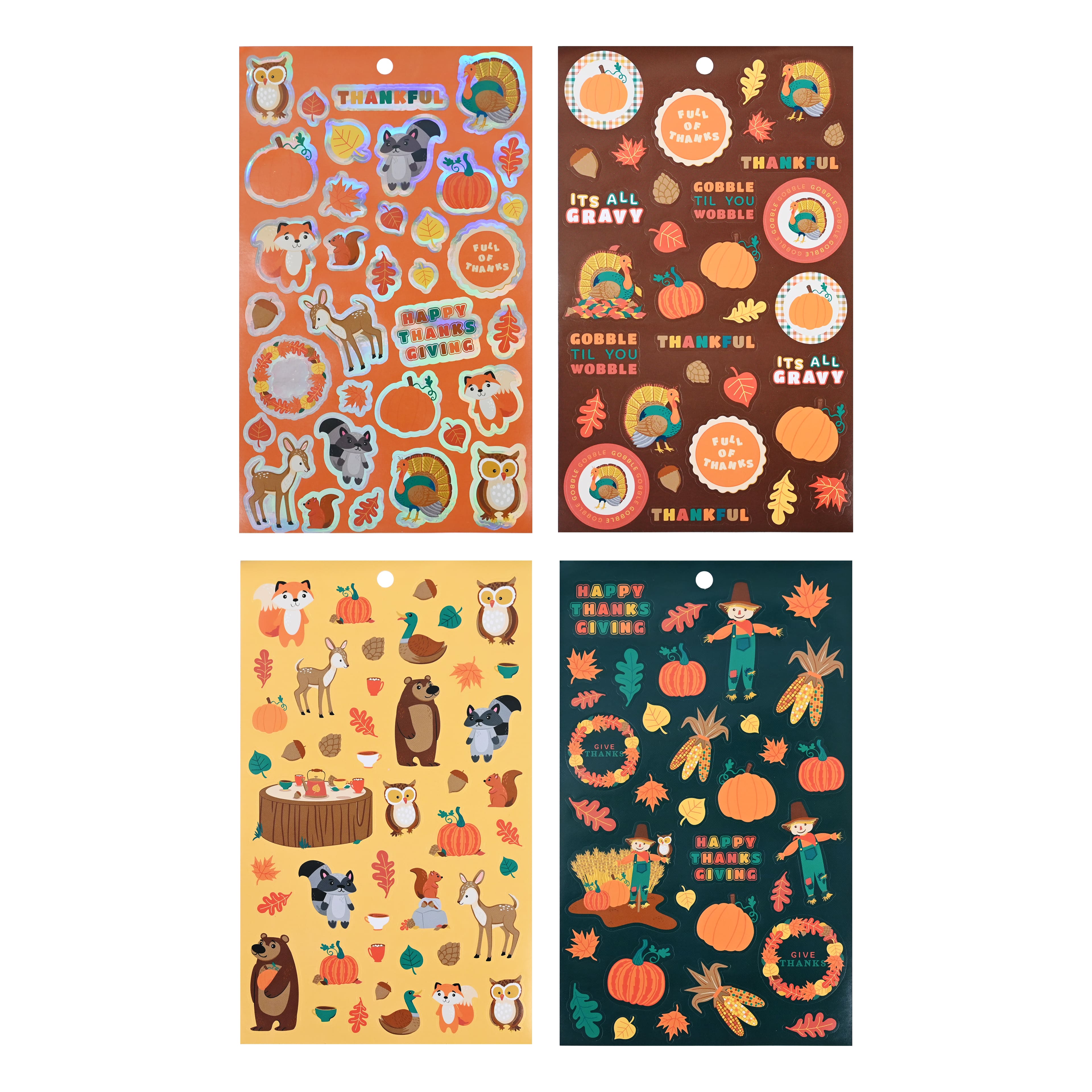 256-Piece Thanksgiving Sticker Book by Creatology&#x2122;