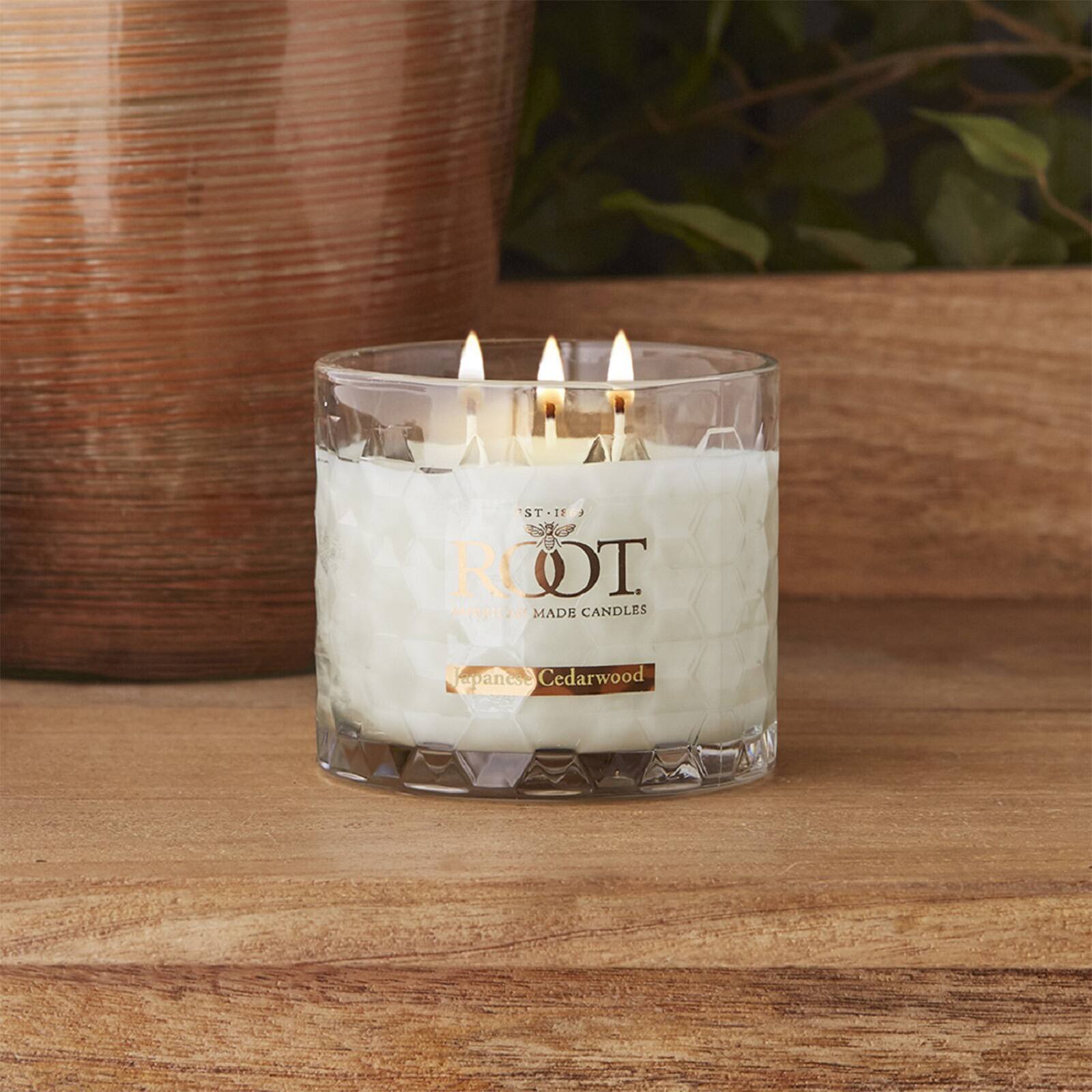 Root Candles Signature 3-Wick Honeycomb Beeswax Blend Jar Candle