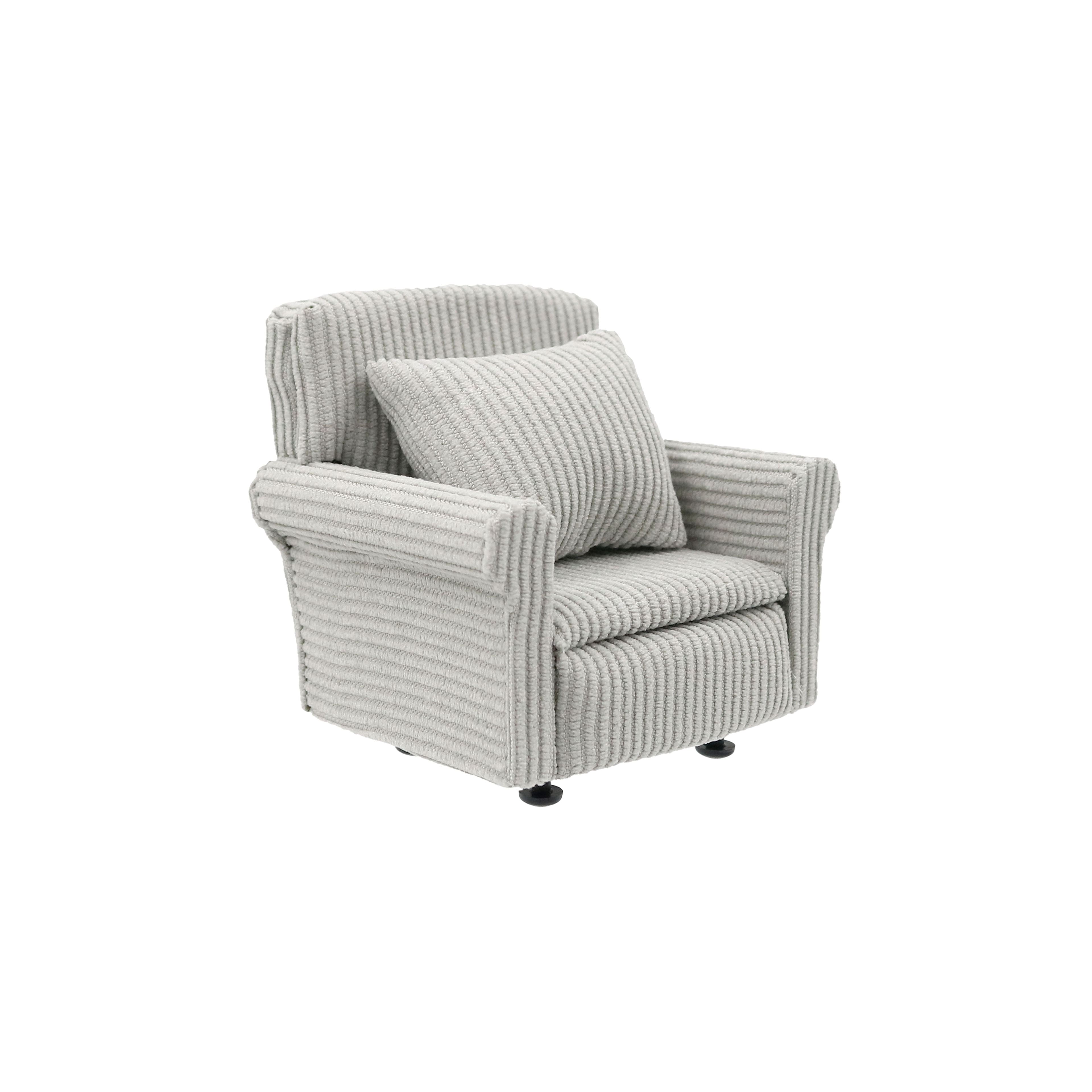 Miniature Gray Textured Chair by Make Market&#xAE;