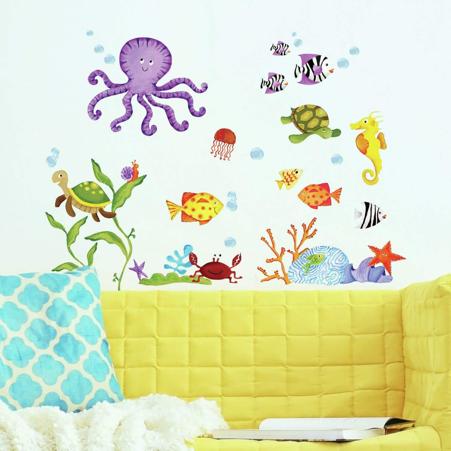 RoomMates Adventures Under The Sea Peel &#x26; Stick Wall Decals