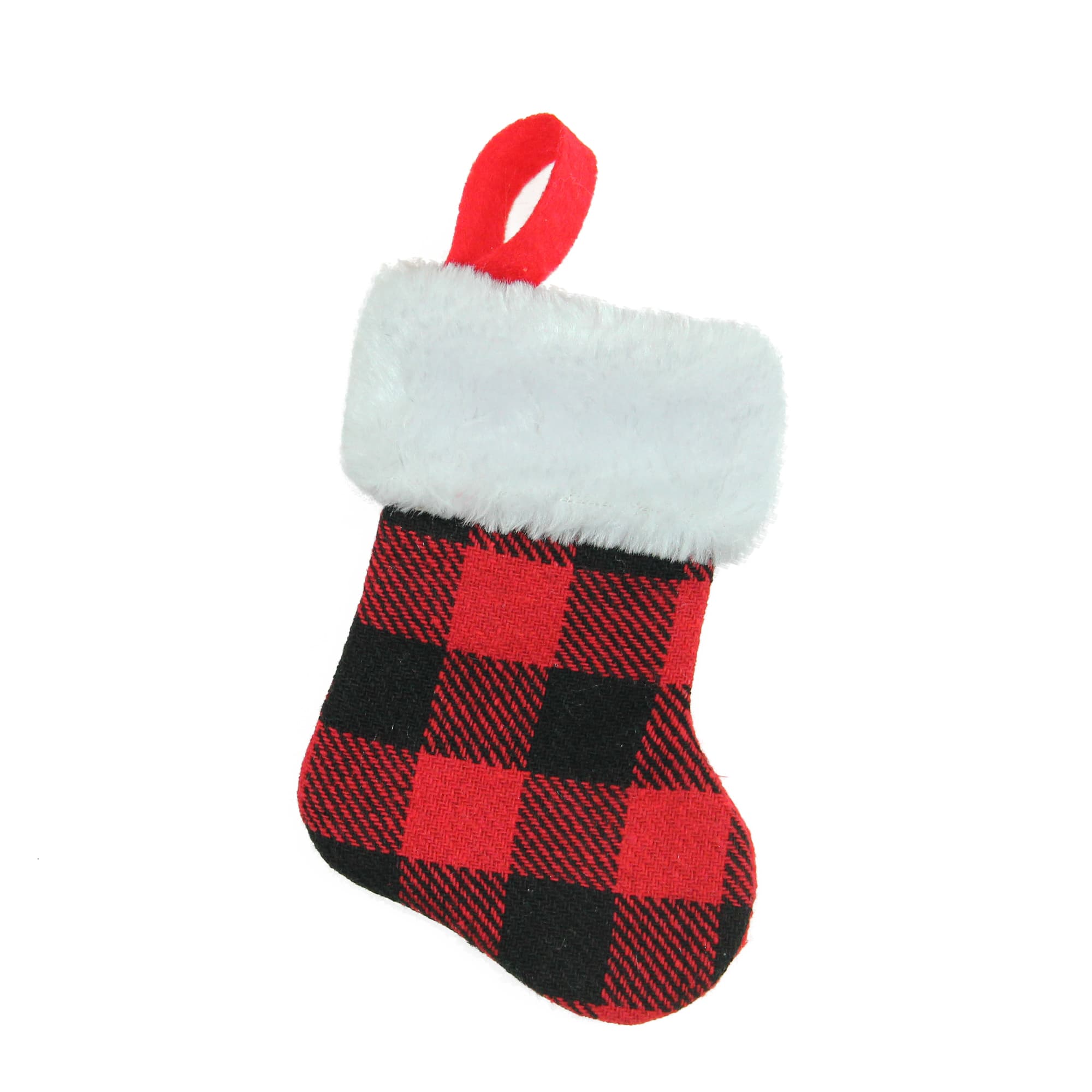 7&#x22; Alpine Chic Shepherd&#x27;s Check Stocking