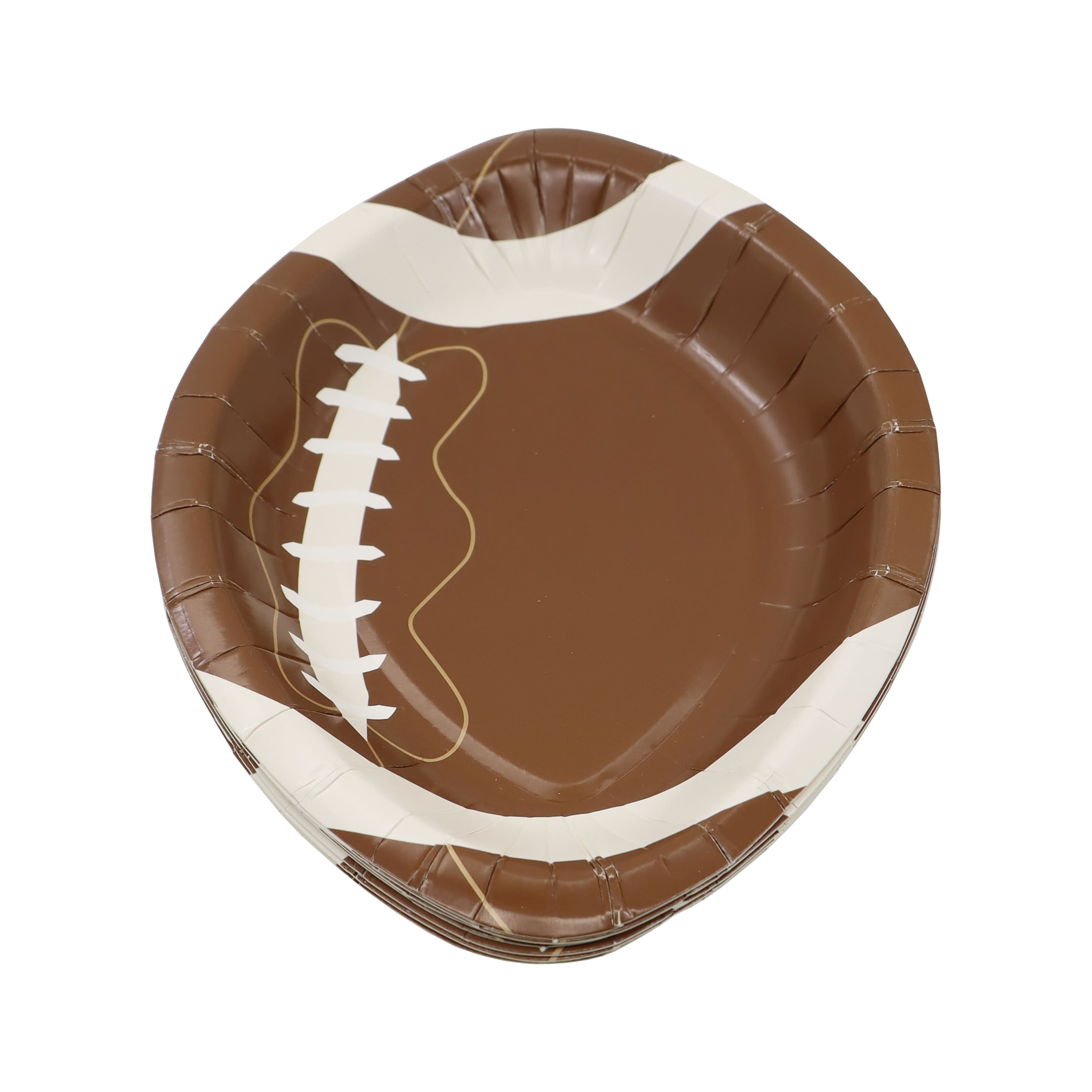 7" Football Shaped Snack Plates, 8ct. by Celebrate It™
