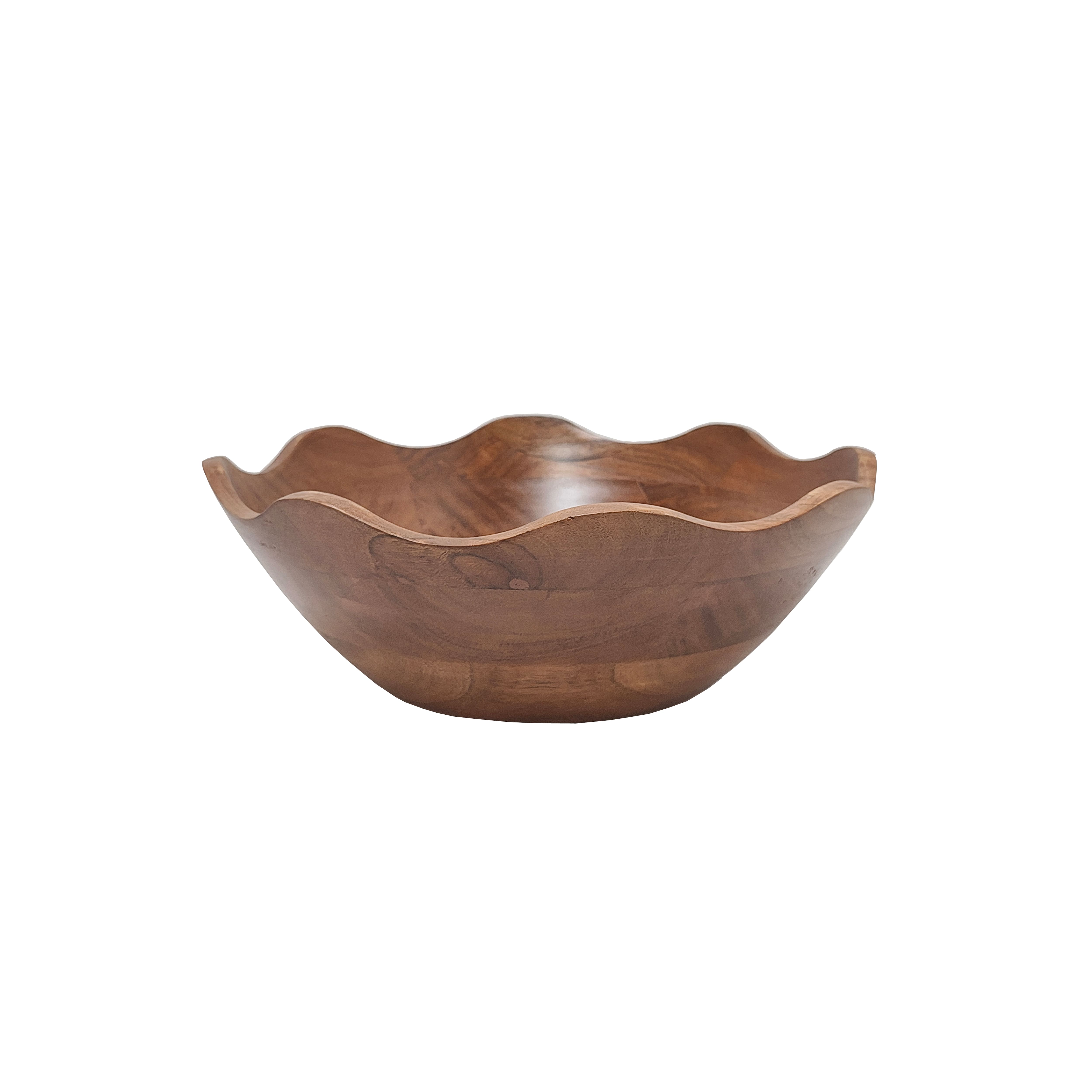 Scalloped Wood Bowl by Ashland®