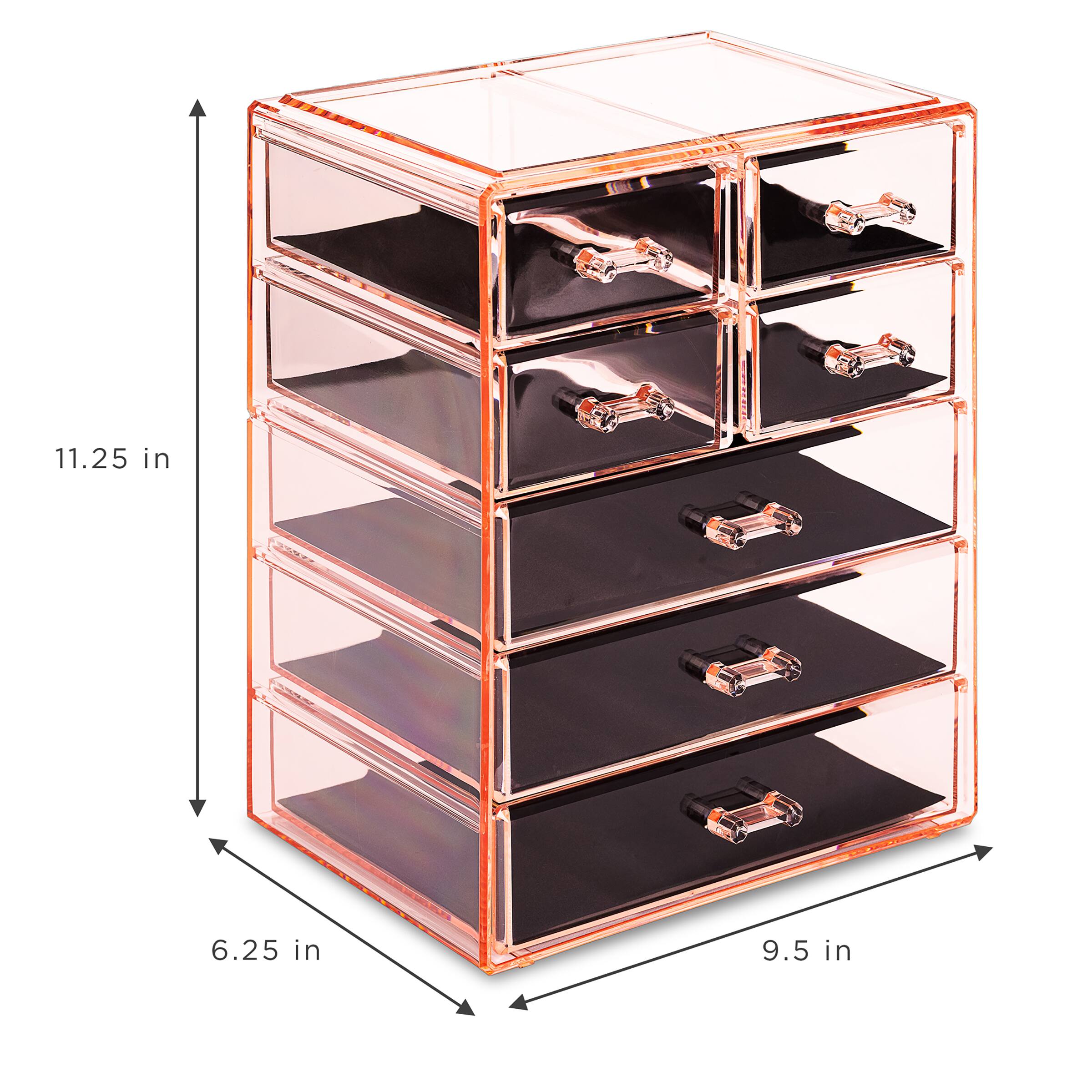 Sorbus Makeup &#x26; Jewelry Storage Case with 3 Large &#x26; 4 Small Drawers