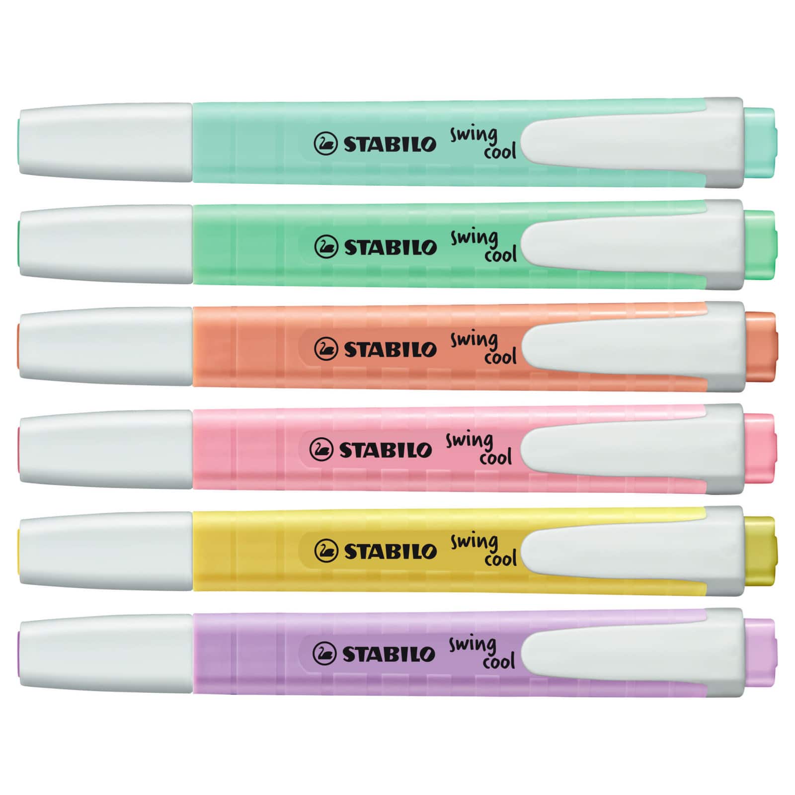 Stabilo® Swing® Cool 6 Color Pastel Highlighter Wallet Set