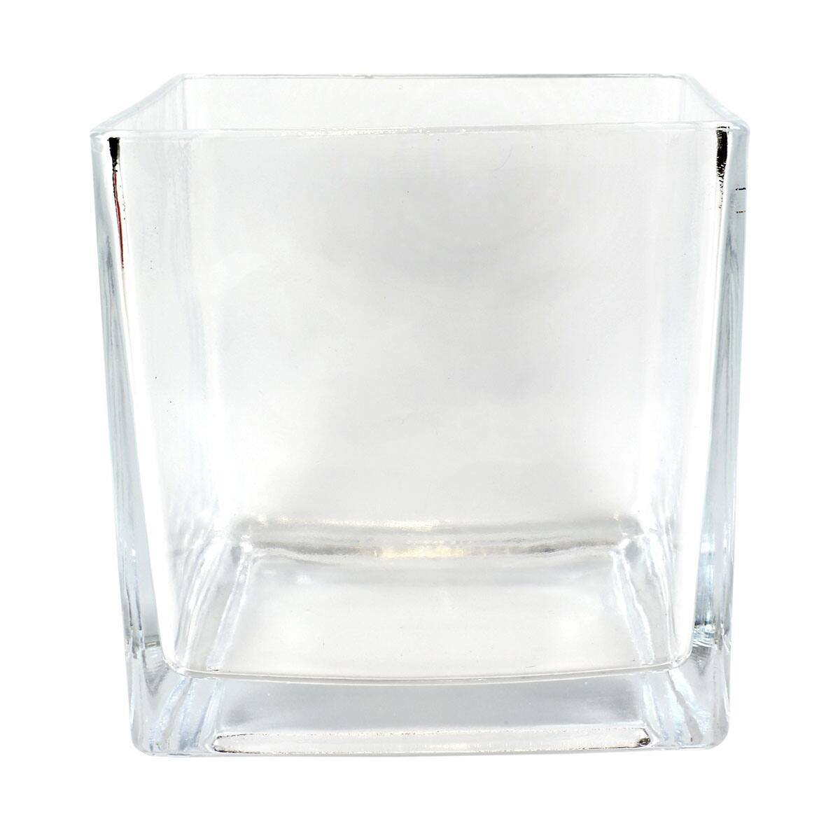 12 Pack 6" Square Glass Vase by Ashland® Michaels