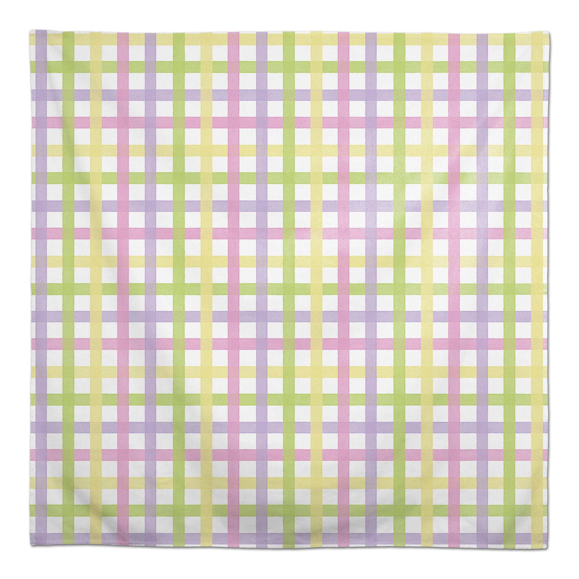 Pastel Plaid 1 58" x 58" Tablecloth