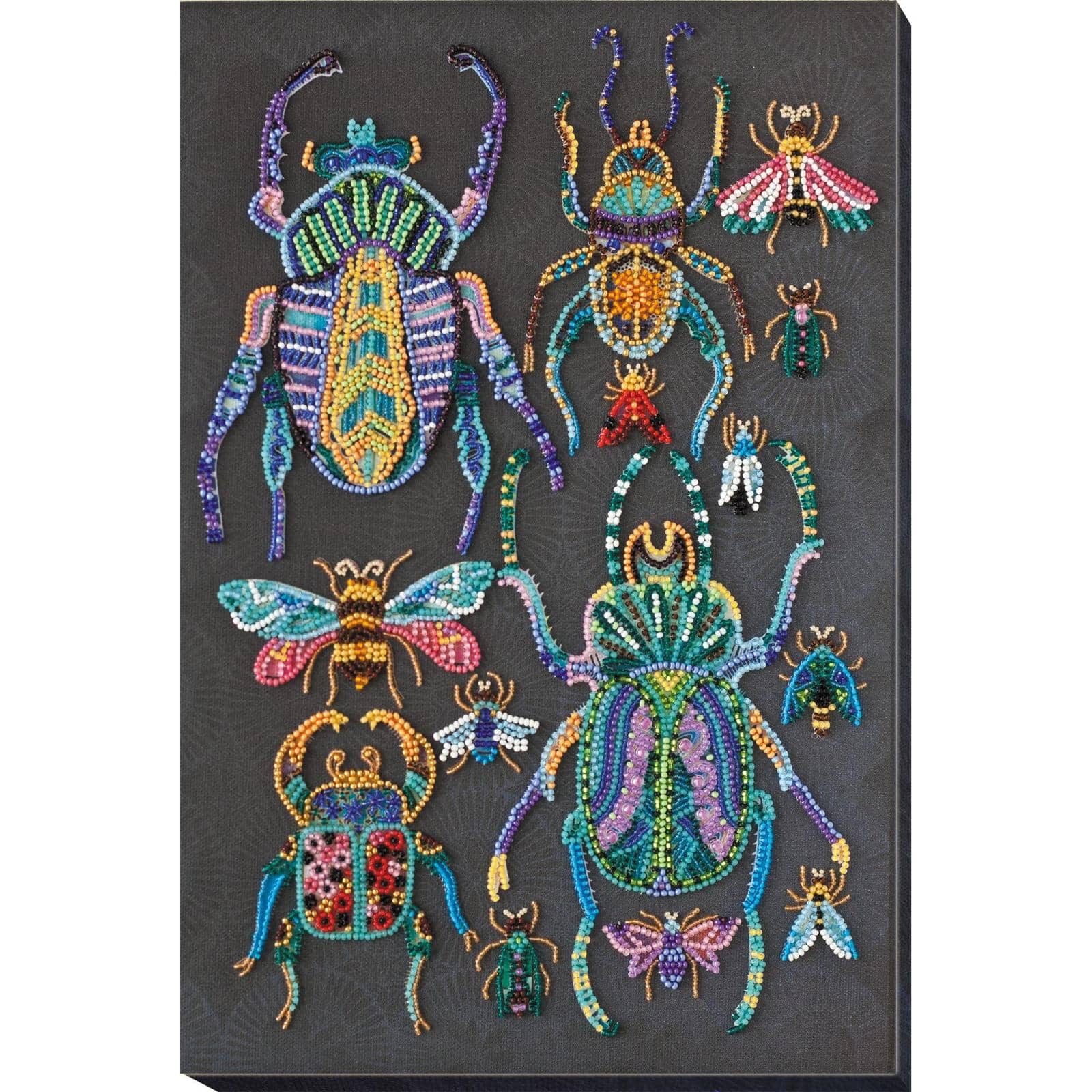 Abris Art Beetles Deco Scenes Bead Embroidery Kit