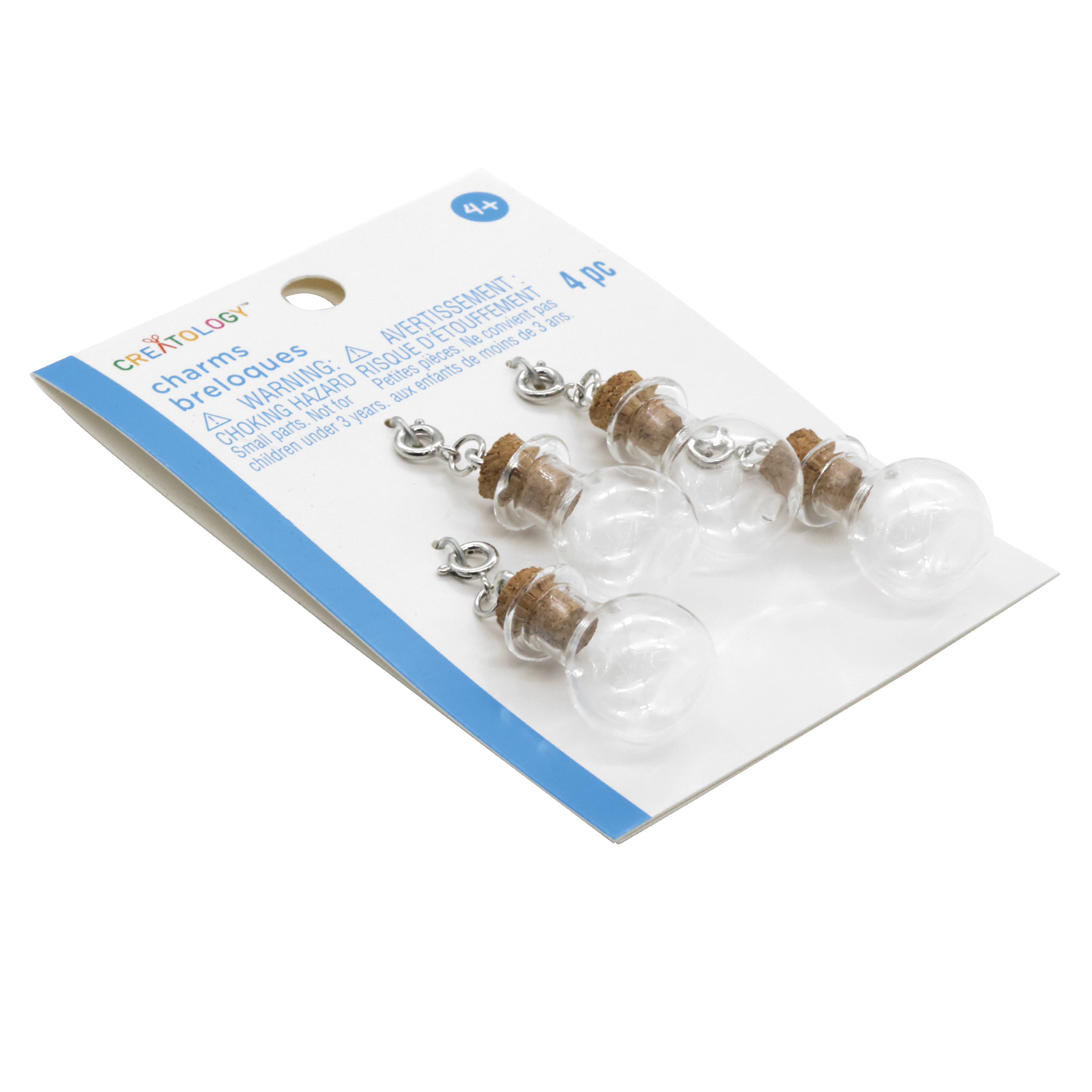 Clear Potion Bottle Charms, 4ct. by Creatology™