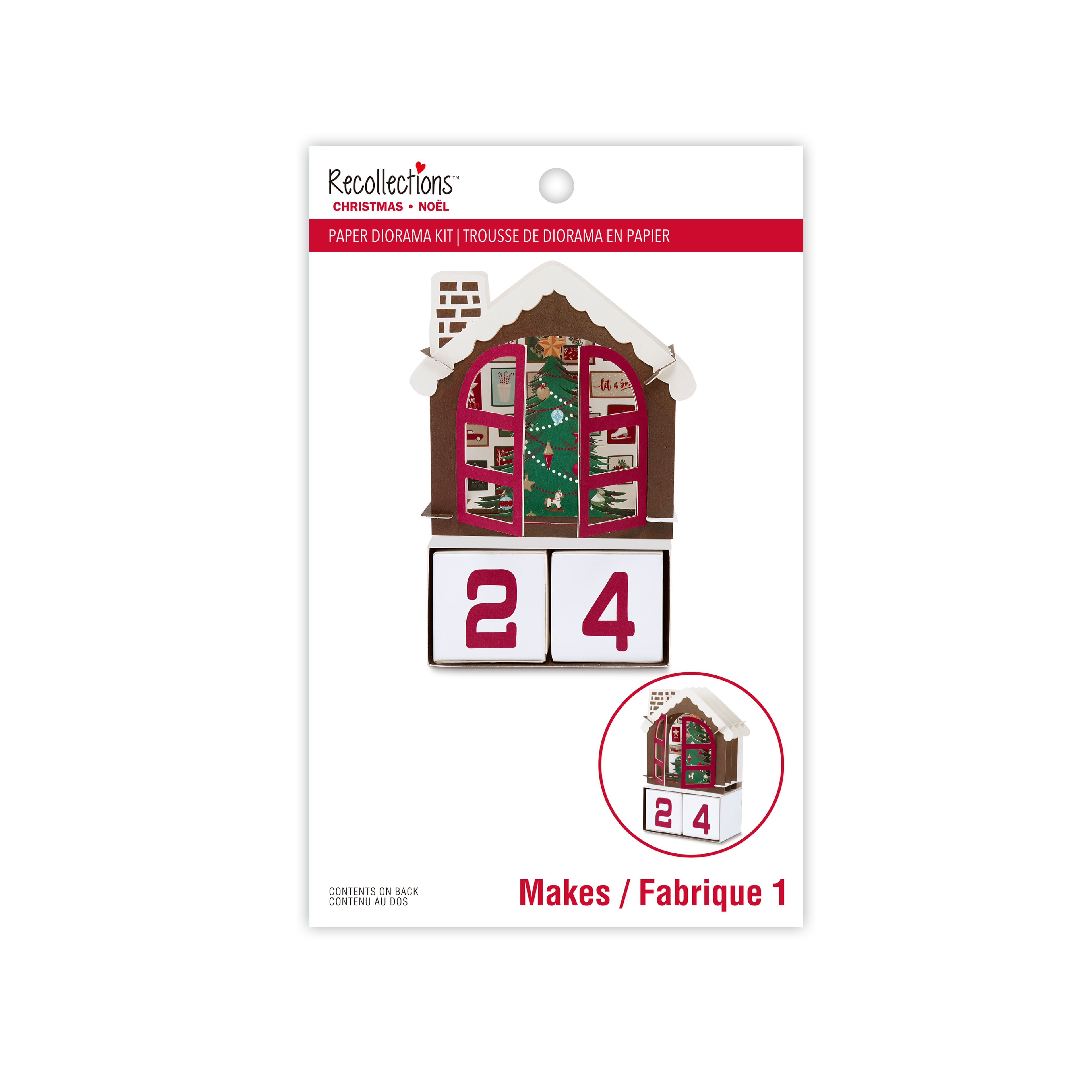 Advent Calendar Paper Diorama Kit by Recollections&#x2122;