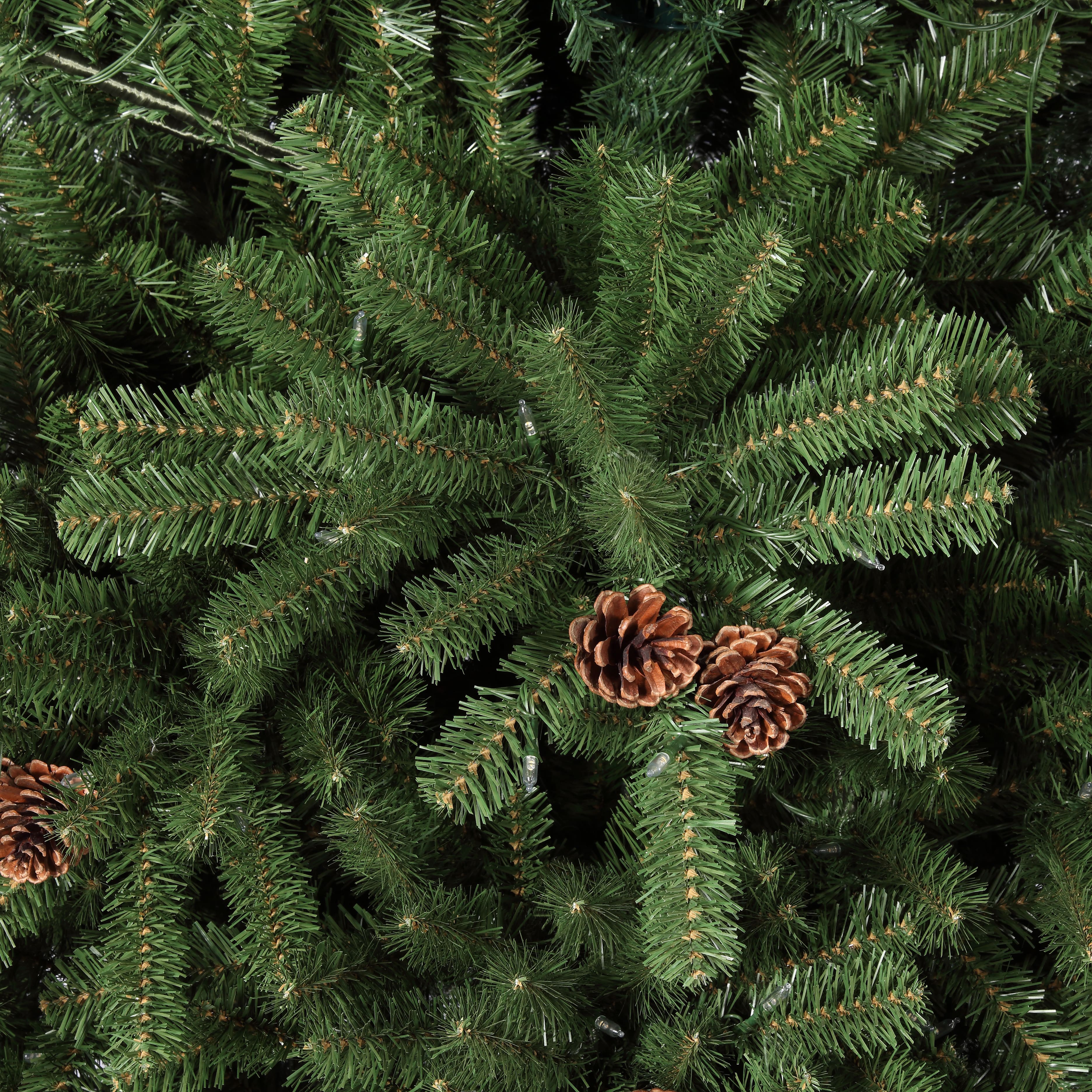 9ft. Pre-Lit Montana Fir Artificial Christmas Tree, Soft White T5 LED Lights