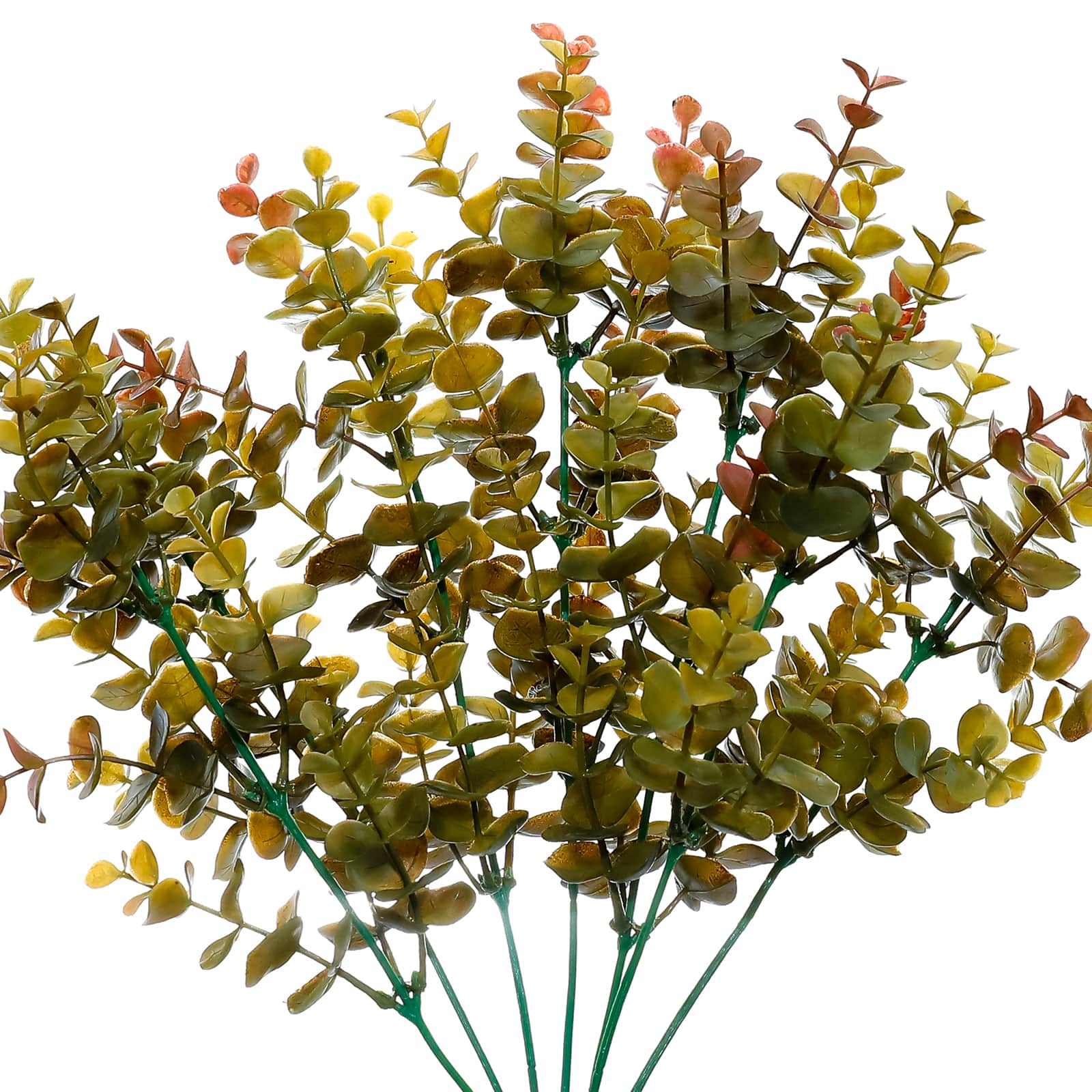 18.5&#x22; Green &#x26; Rust Red Eucalyptus Bush by Ashland&#xAE;