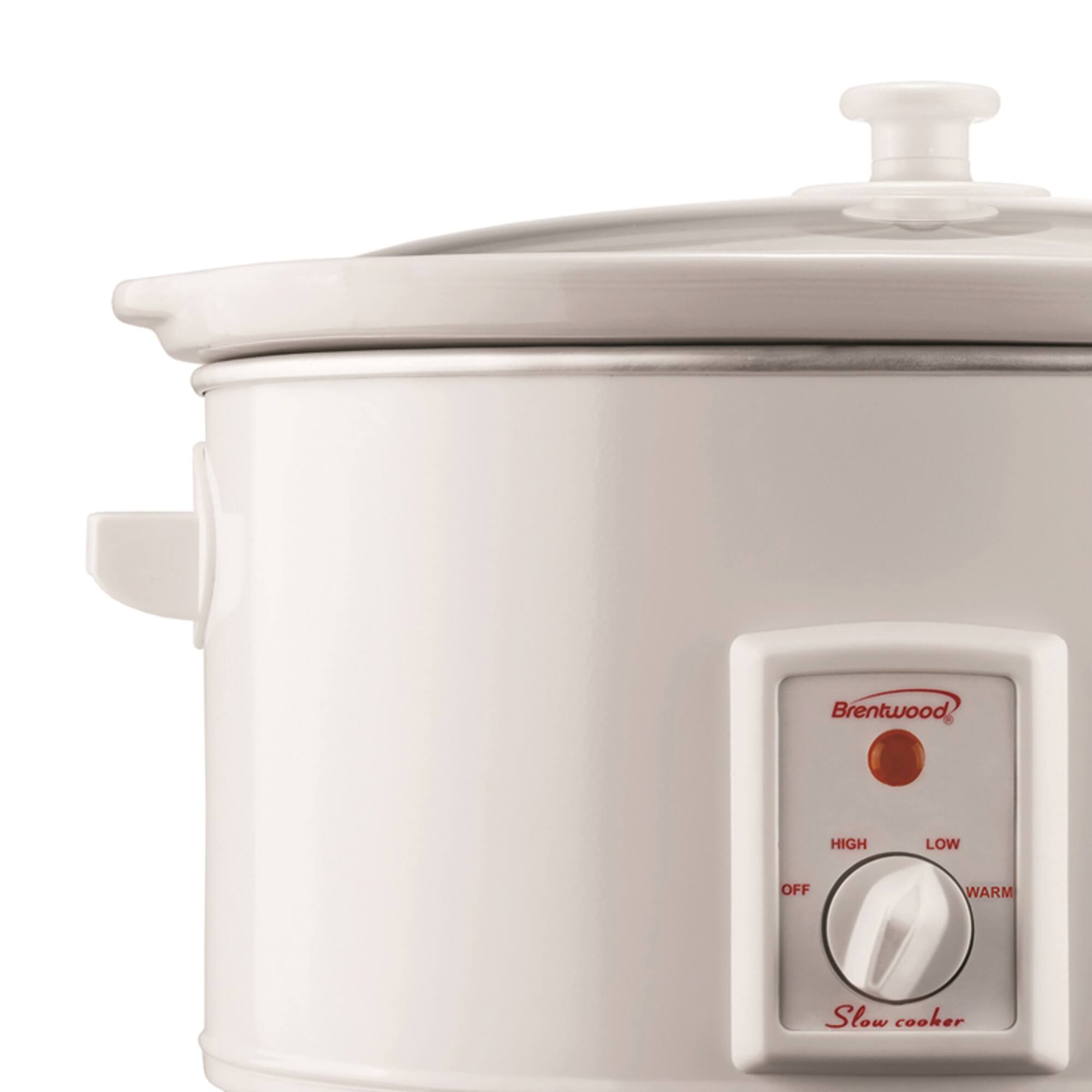 Brentwood 8qt. White Slow Cooker