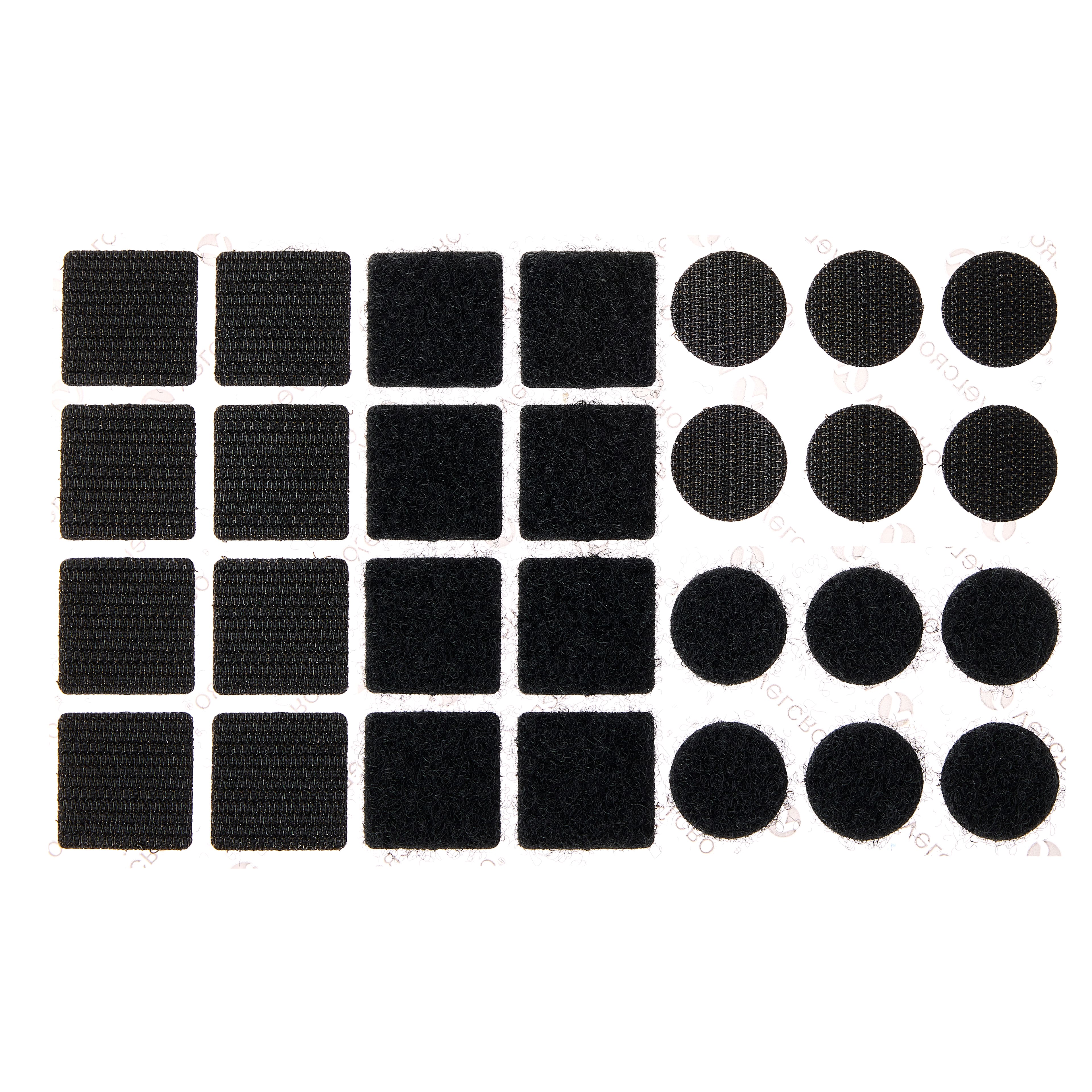 VELCRO® Brand Sticky Back Coins & Squares Value Pack