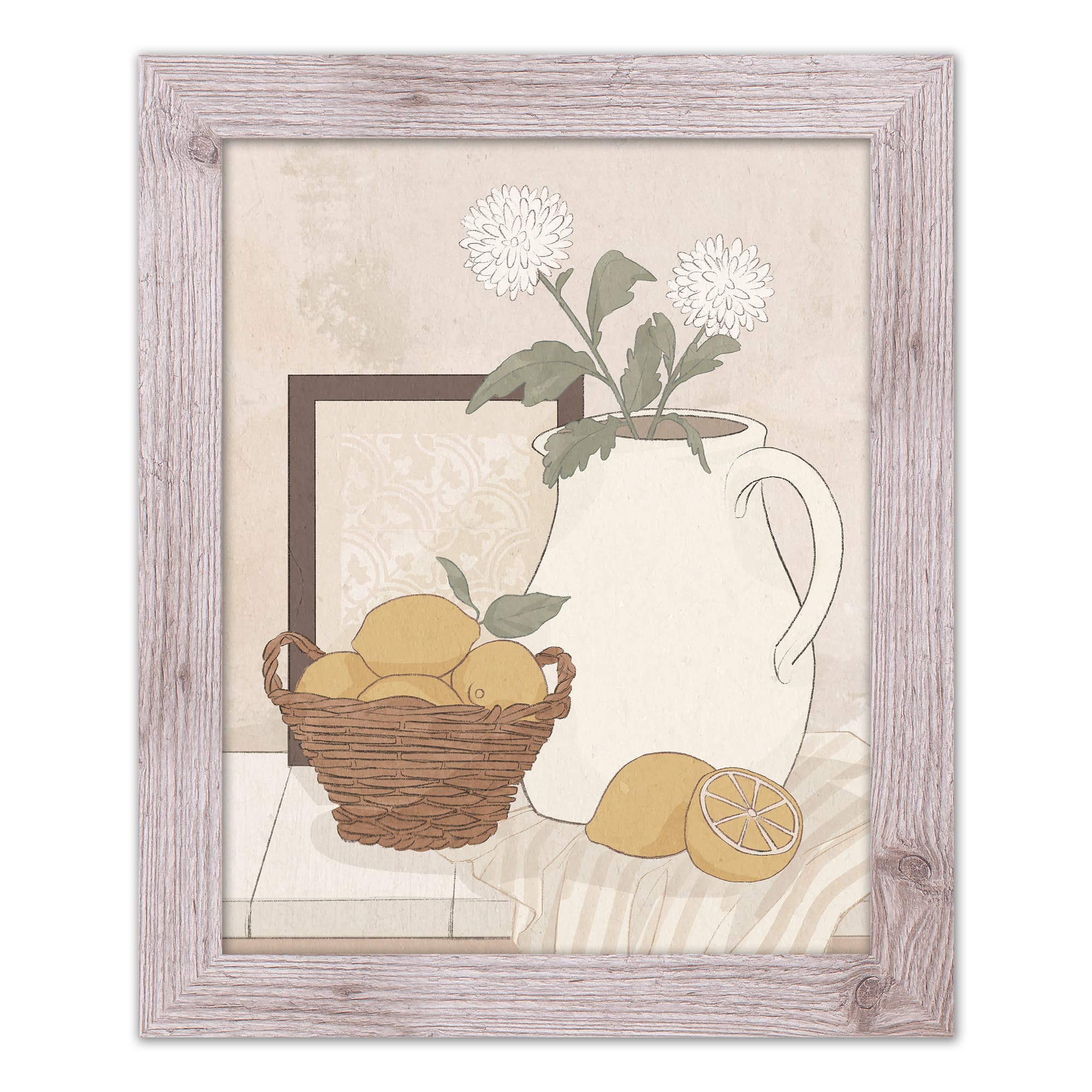 Farmhouse Still Life Western Framed Print
