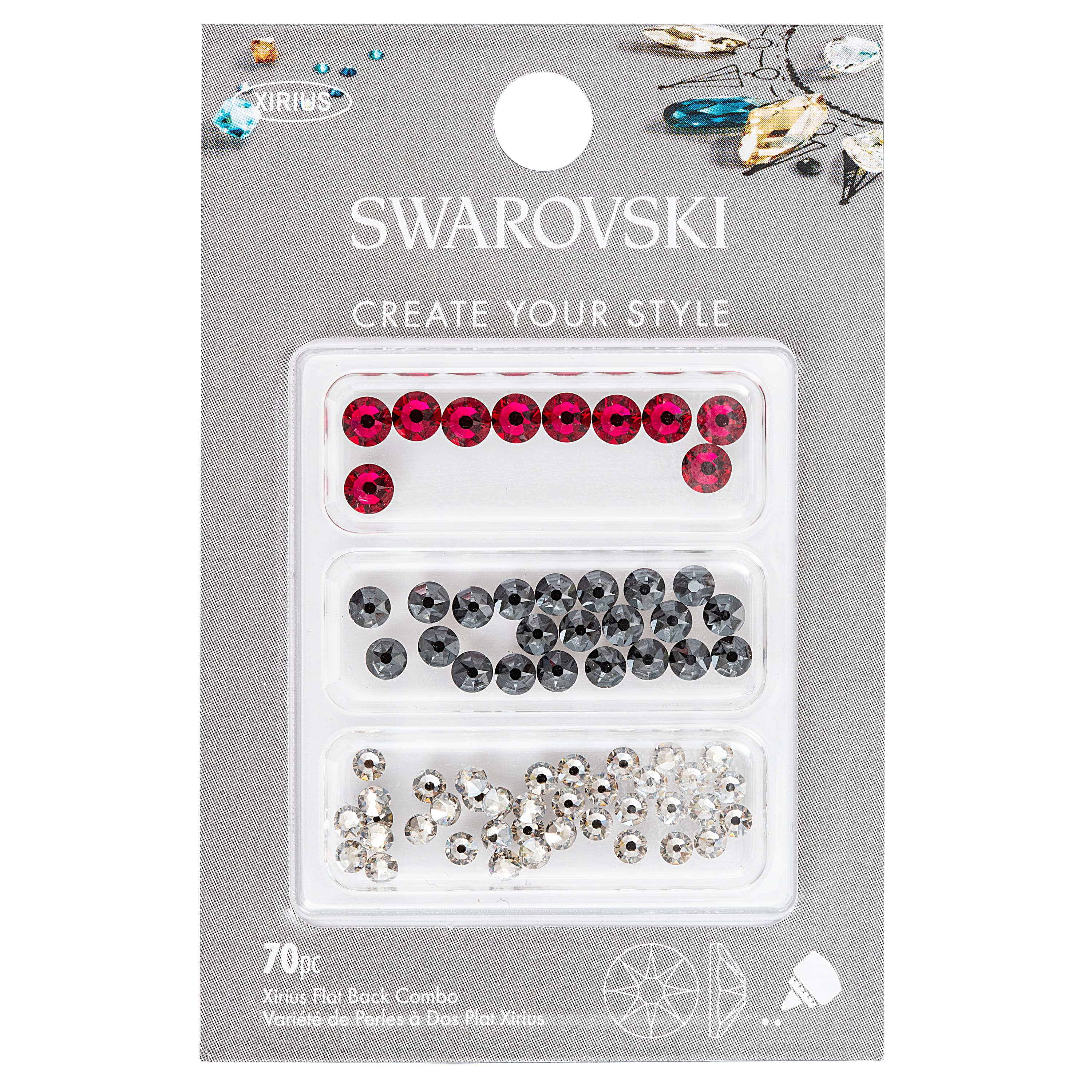 Swarovski crystals flat clearance back michaels