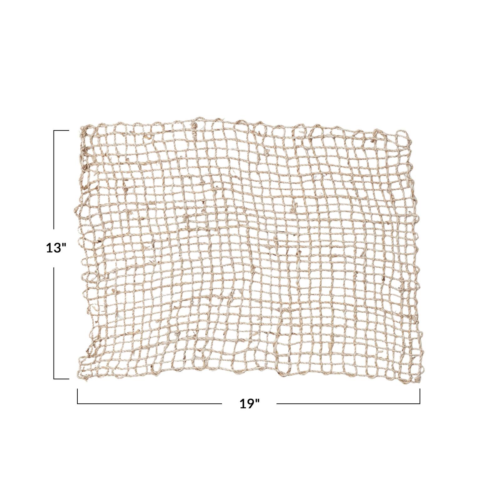 Hello Honey® Natural Braided Banana Leaf Placemat