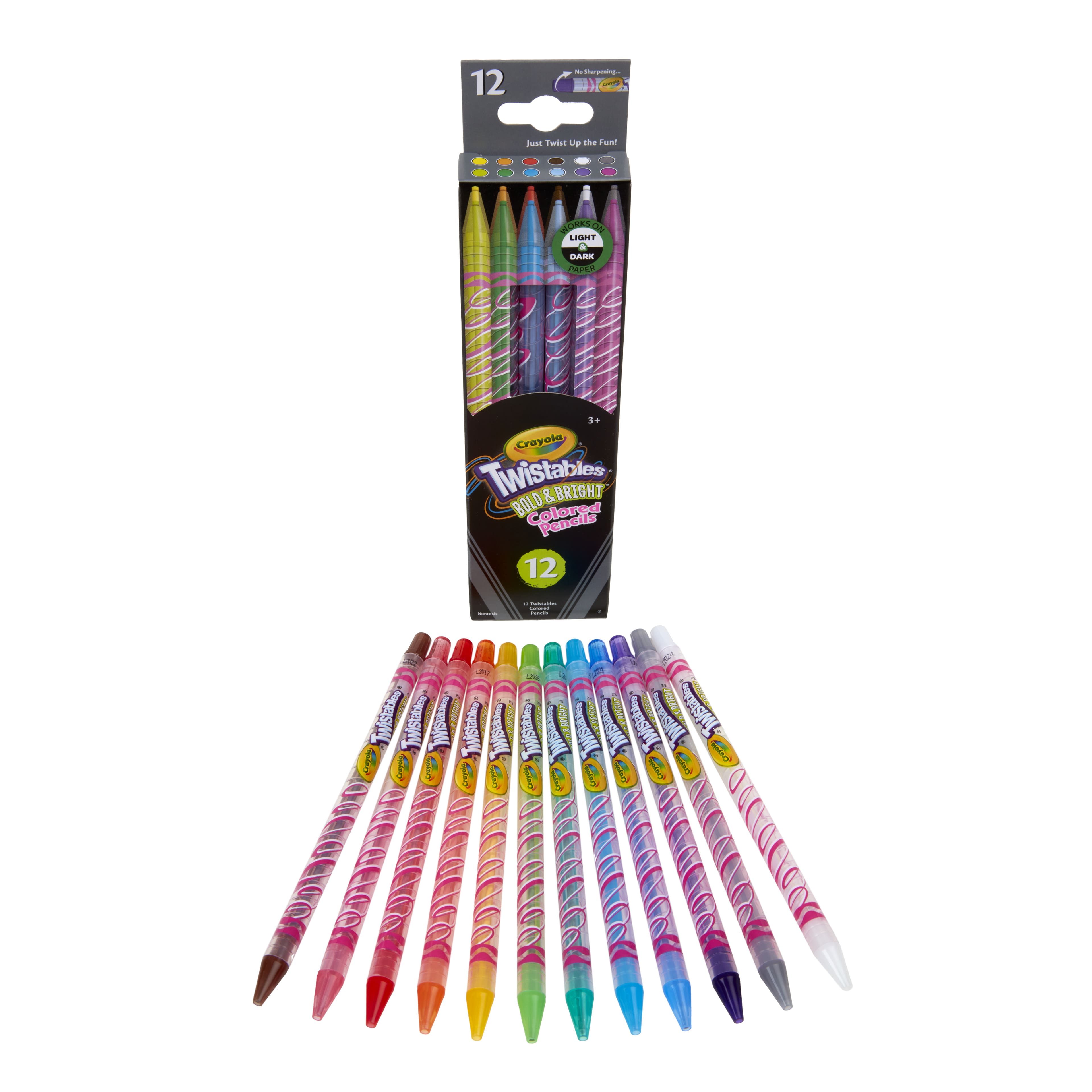 Crayola&#xAE; Twistables&#x2122; Bold &#x26; Bright Colored Pencils, 12ct.