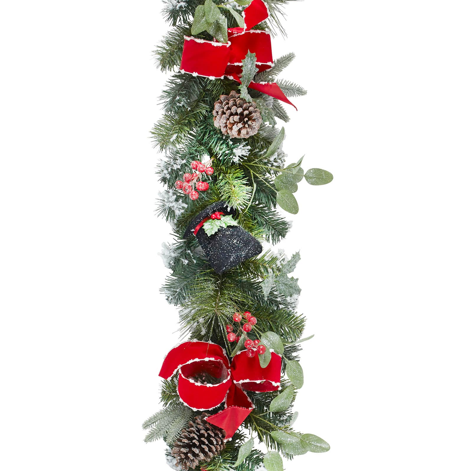 6ft. Pine, Berry &#x26; Top Hat Garland by Ashland&#xAE;