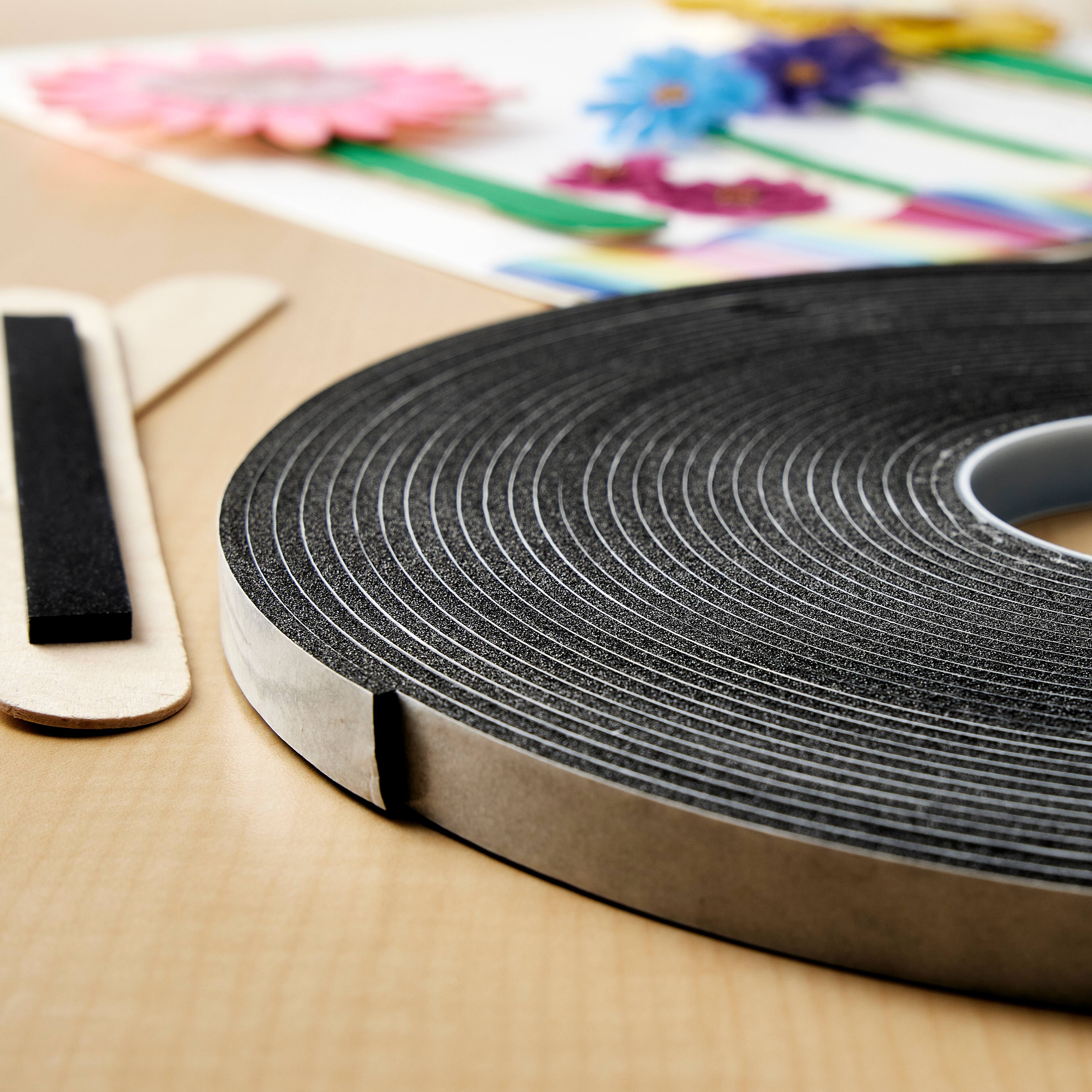 iCraft Black 3D Foam Tape&#x2122; Roll, 54ft.